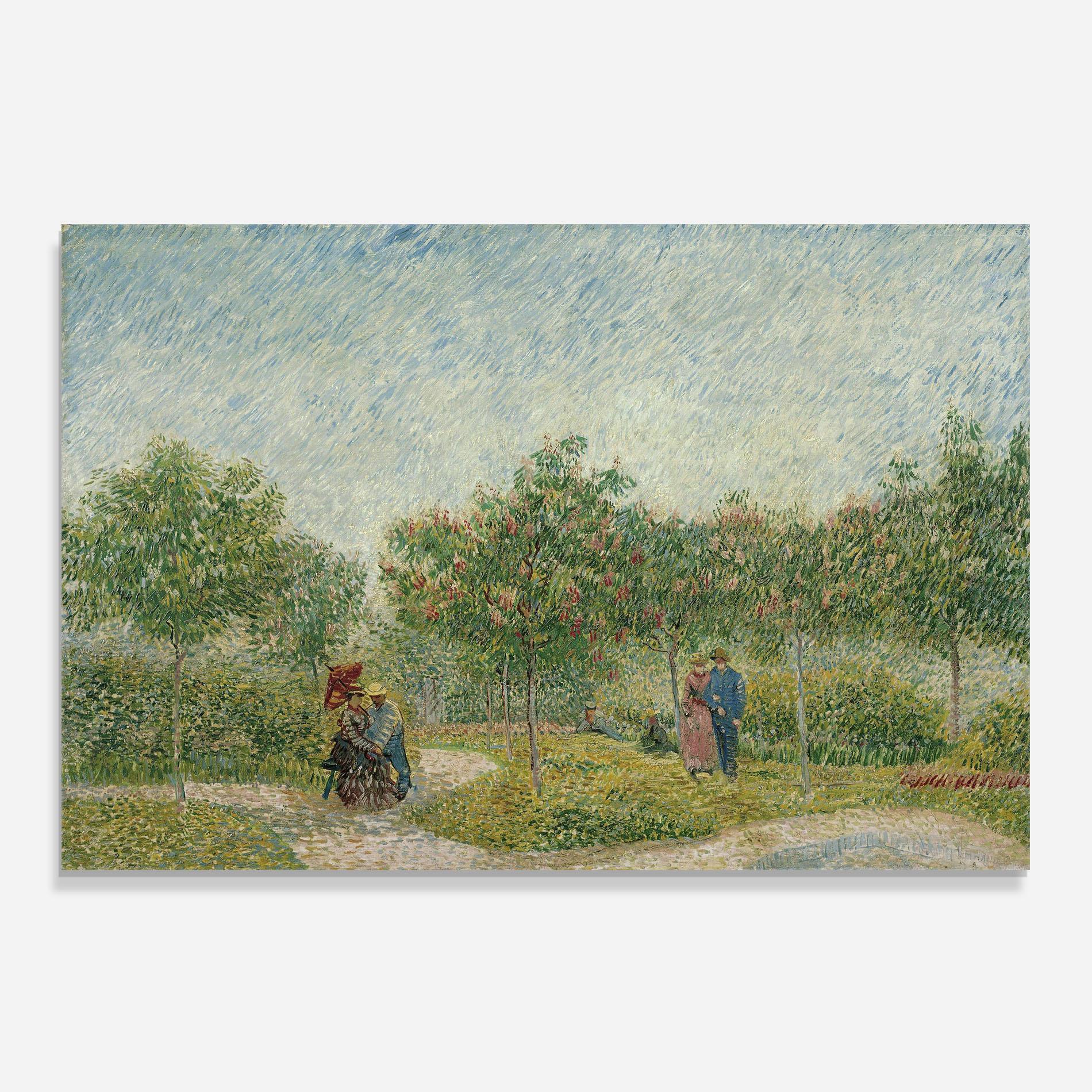 Küchenrückwand Glas Montmartre Met Geliefden mockup 0