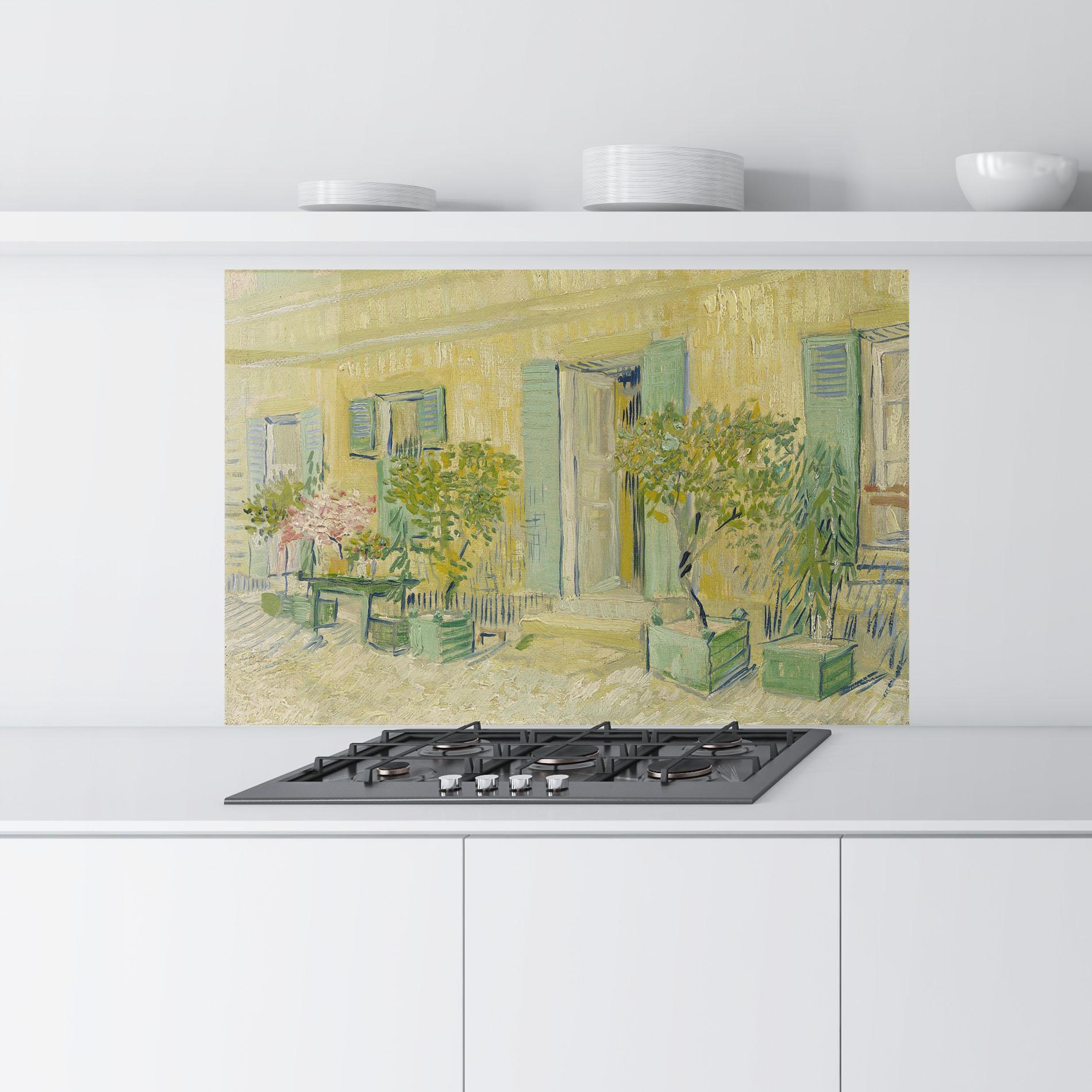 Küchenrückwand Glas Voor Een Restaurant mockup 9