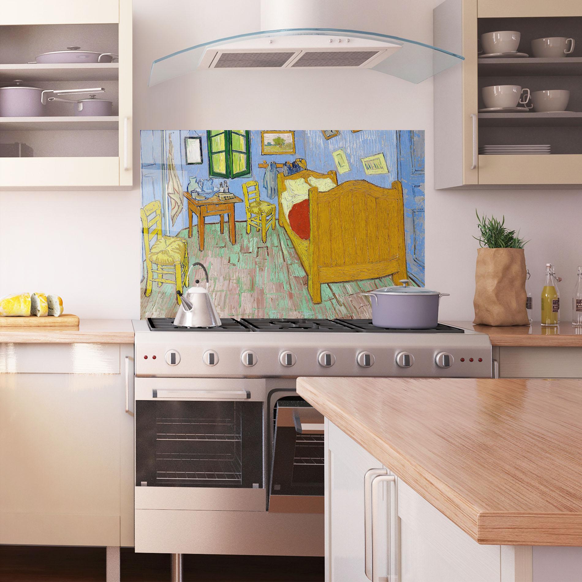 Küchenrückwand Glas The Bedroom mockup 1