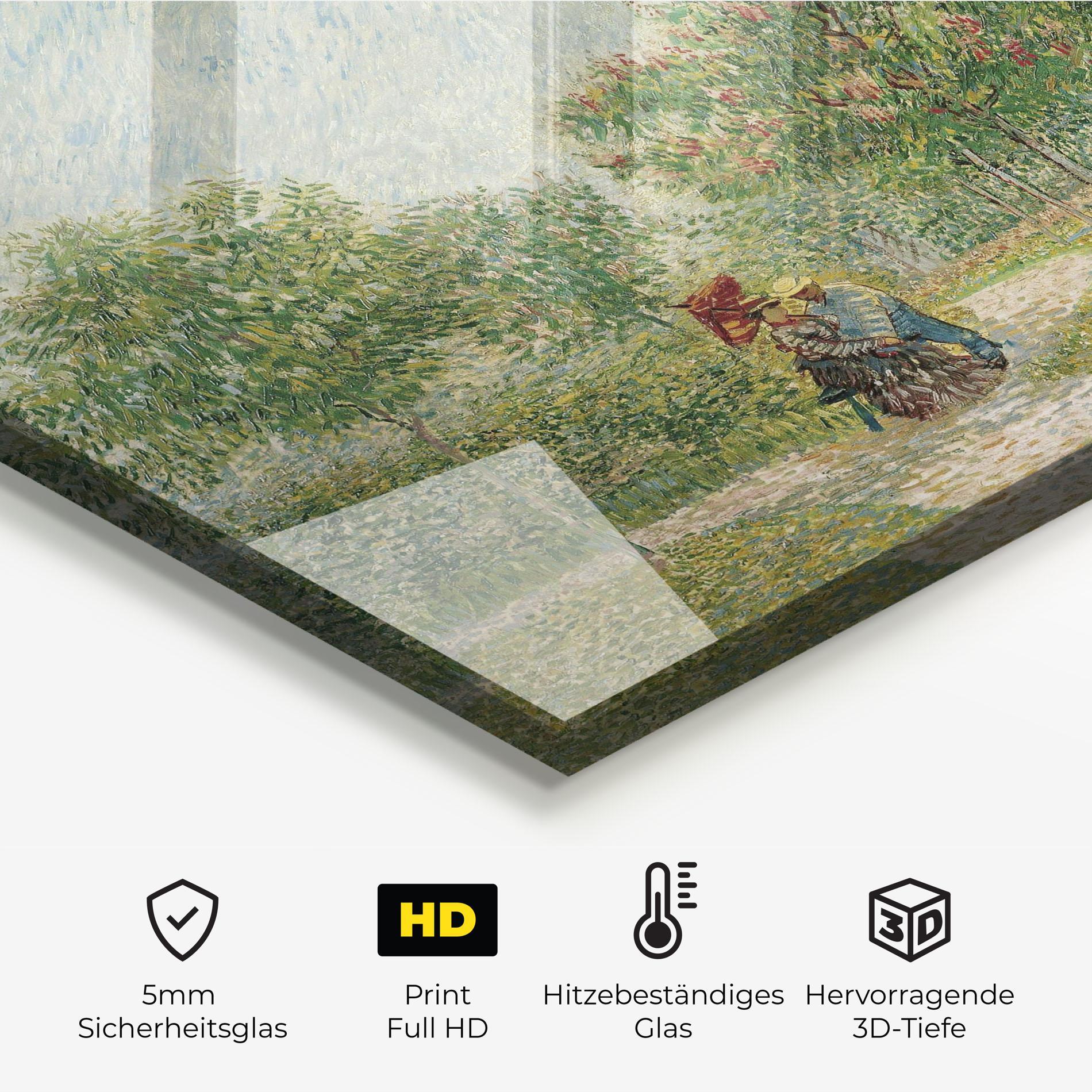 Küchenrückwand Glas Montmartre Met Geliefden mockup 2