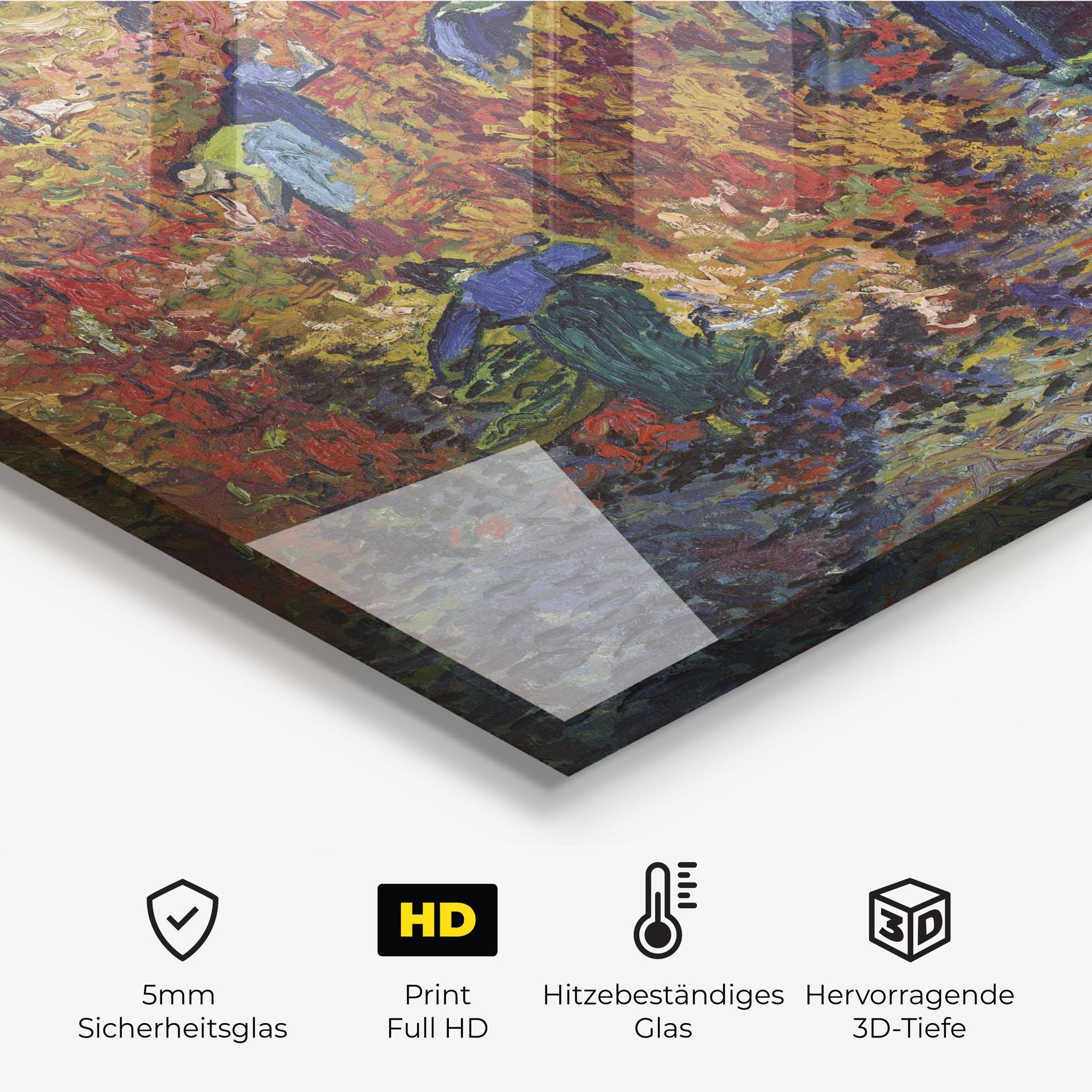 Küchenrückwand Glas The Red Vineyard mockup 2