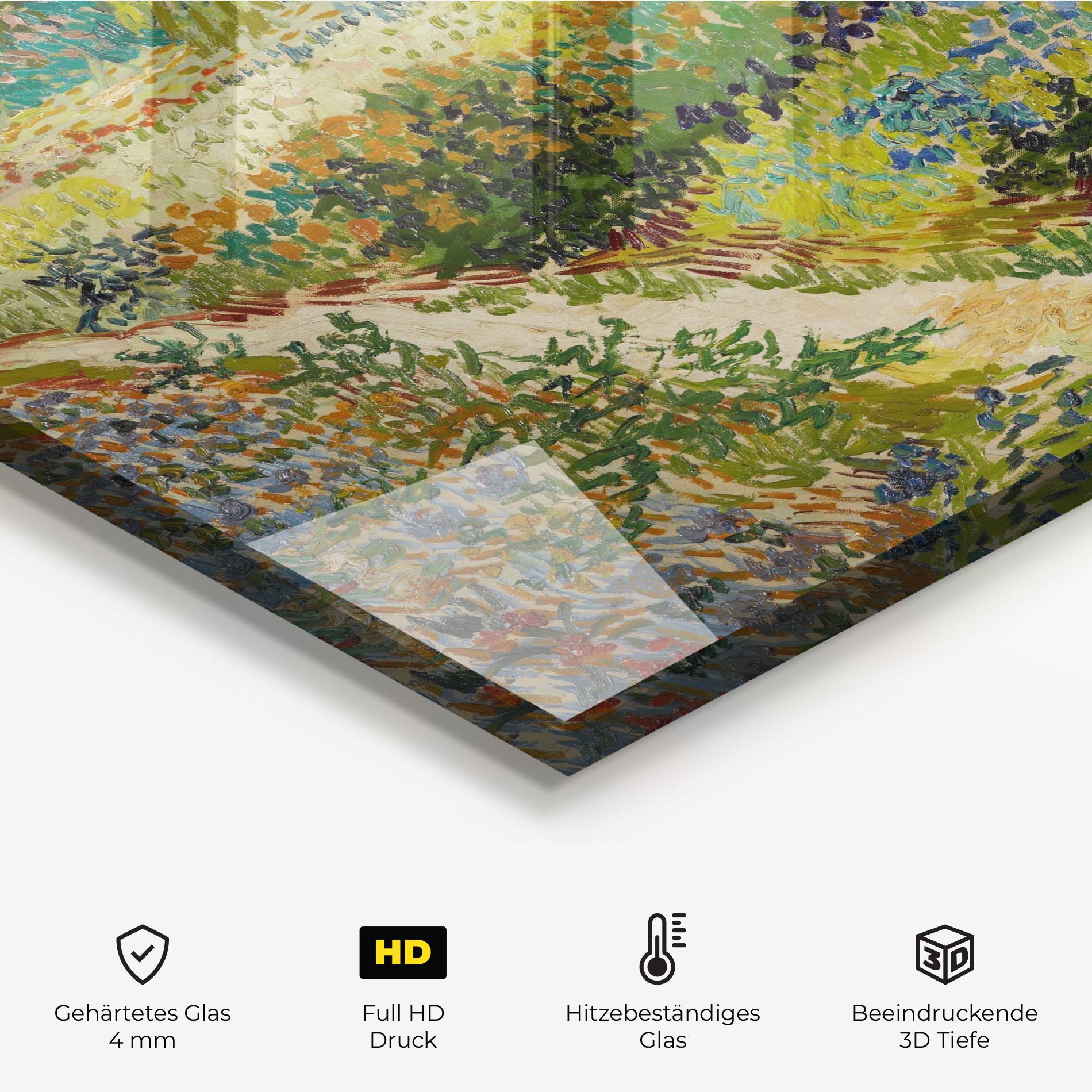 Küchenrückwand Glas Garden At Arles mockup 2