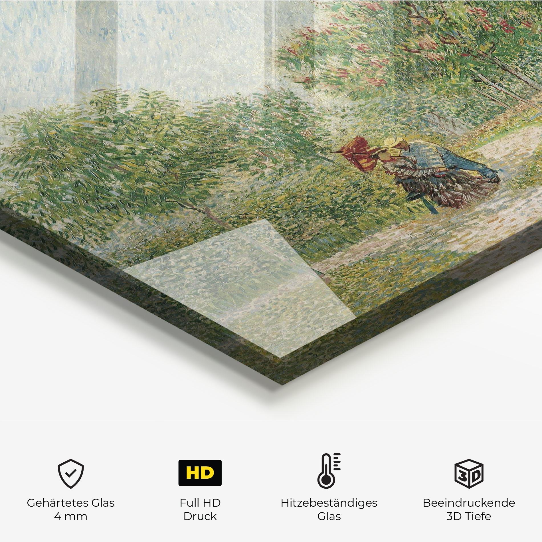 Küchenrückwand Glas Montmartre Met Geliefden mockup 2