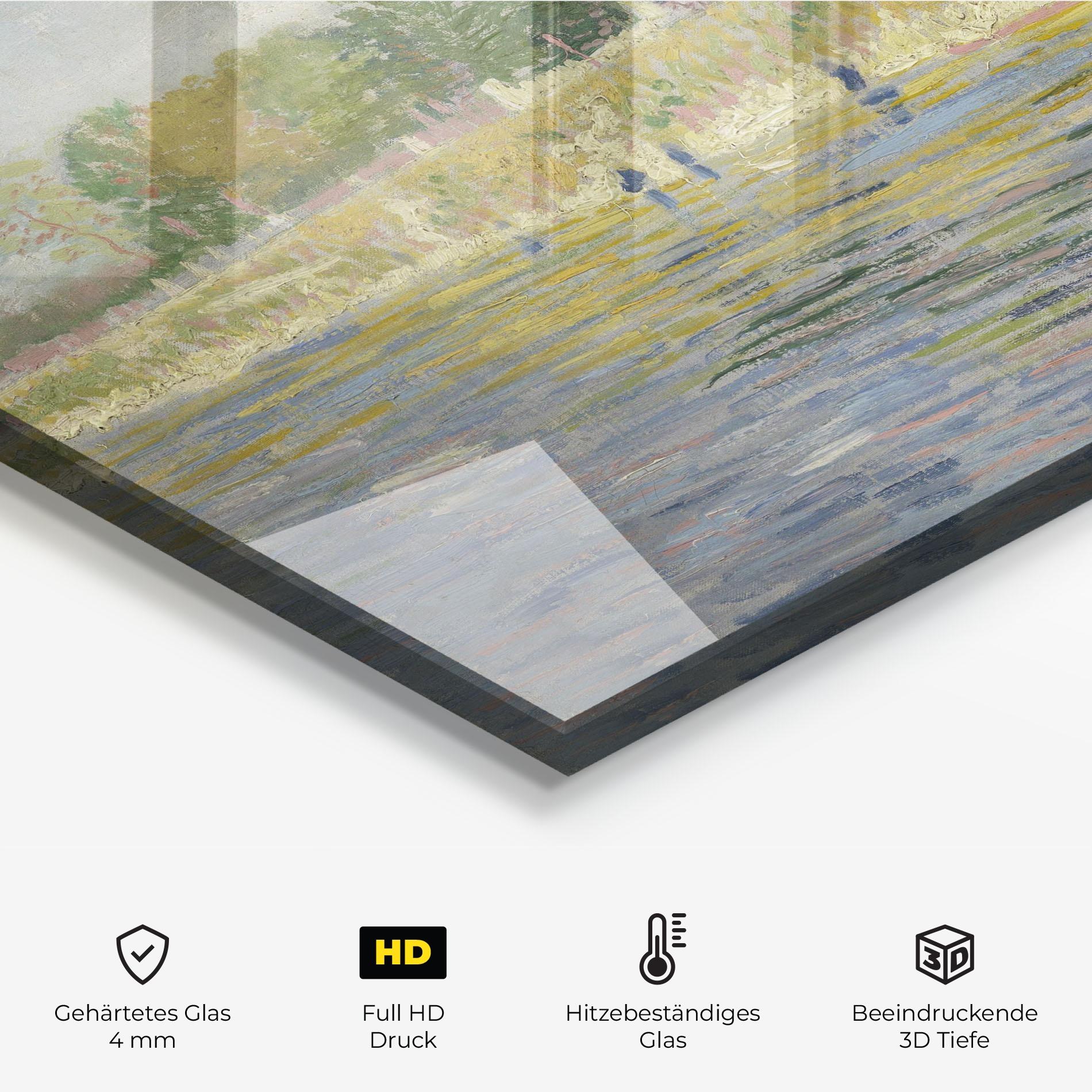 Küchenrückwand Glas Oever Van De Seine mockup 2