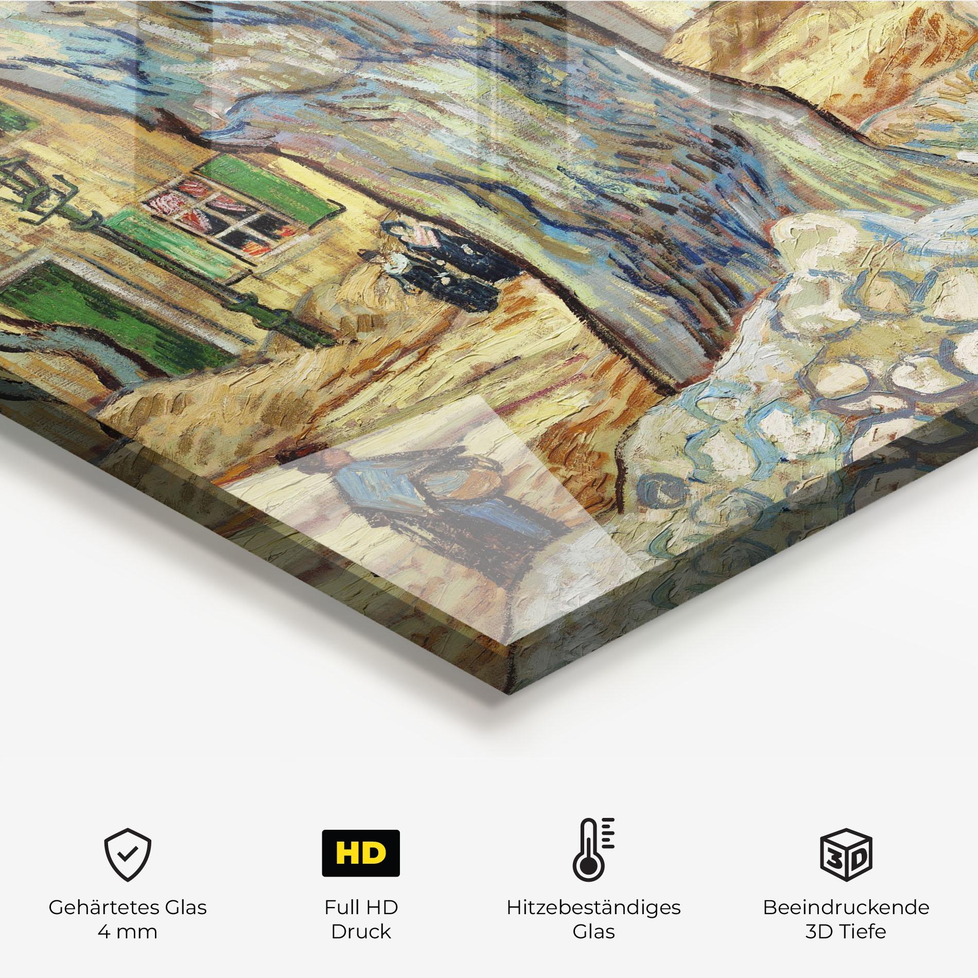 Küchenrückwand Glas The Large Plane Trees mockup 2