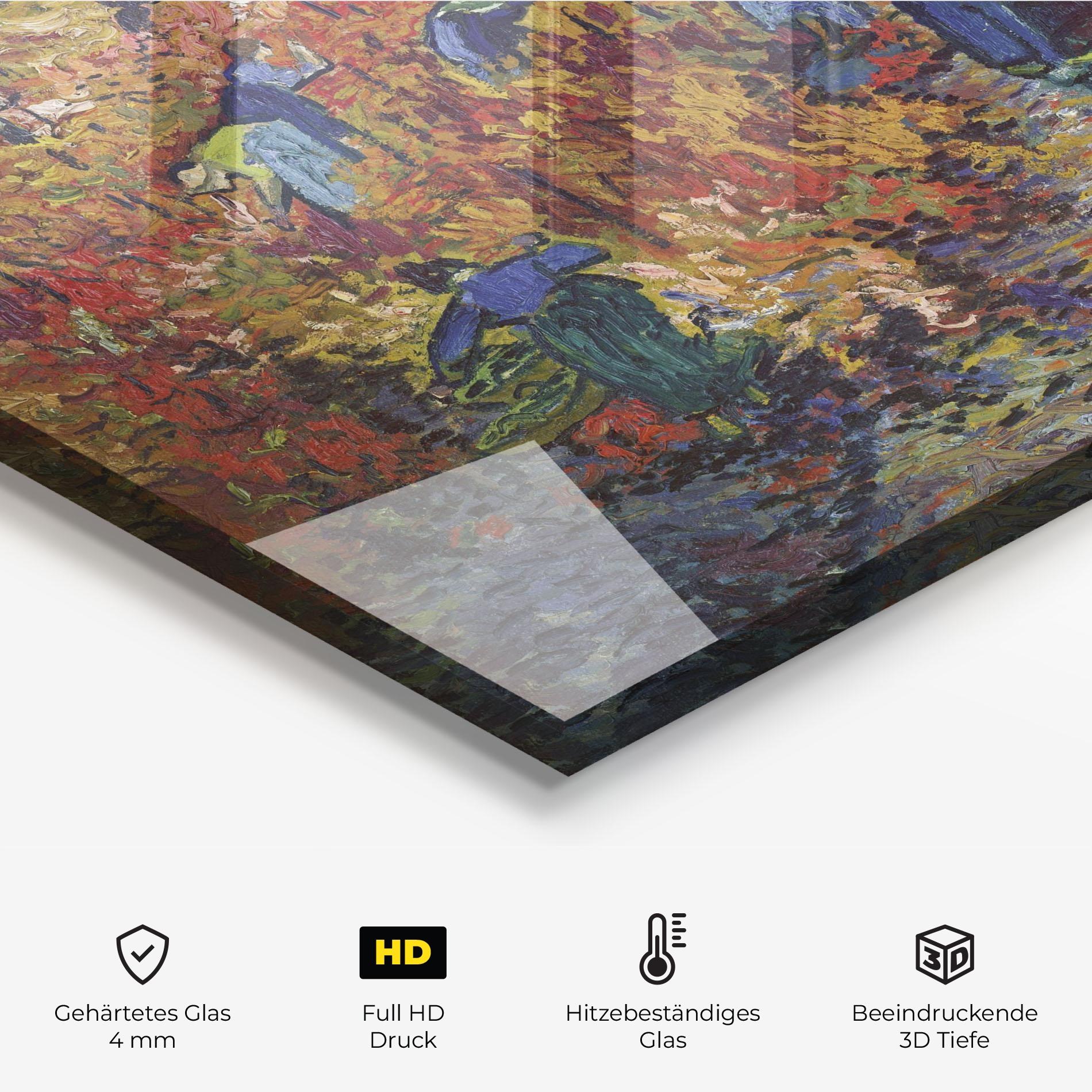 Küchenrückwand Glas The Red Vineyard mockup 2