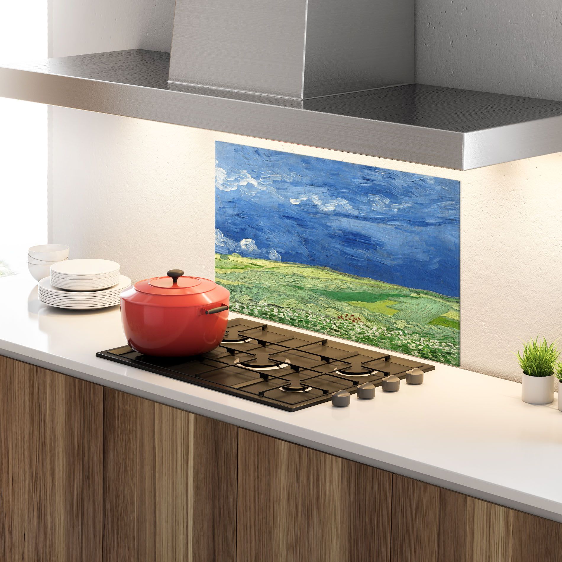 Wheatfield Thunderclouds mockup 4