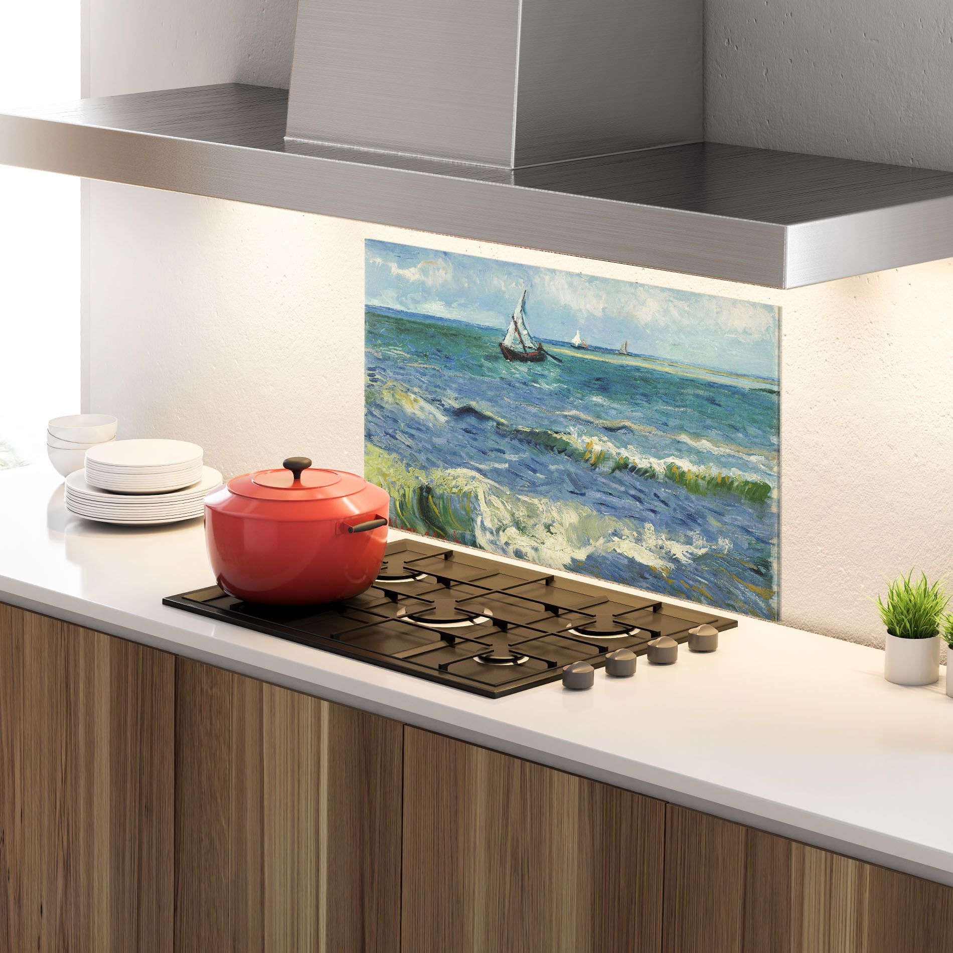 Zeegezicht Saintes Maries mockup 4