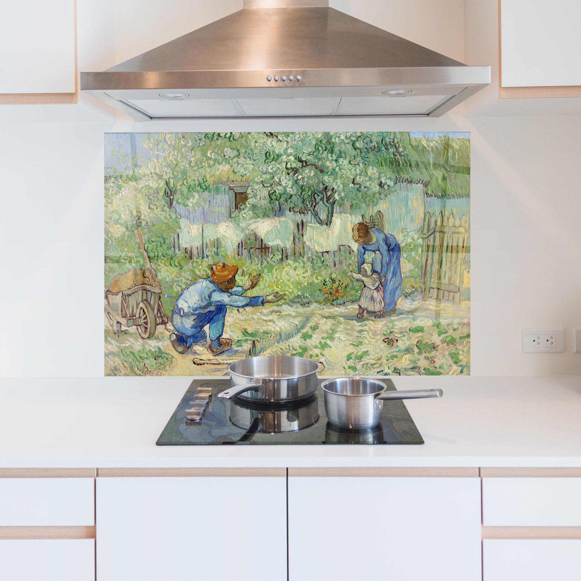 Küchenrückwand Glas First Steps mockup 5