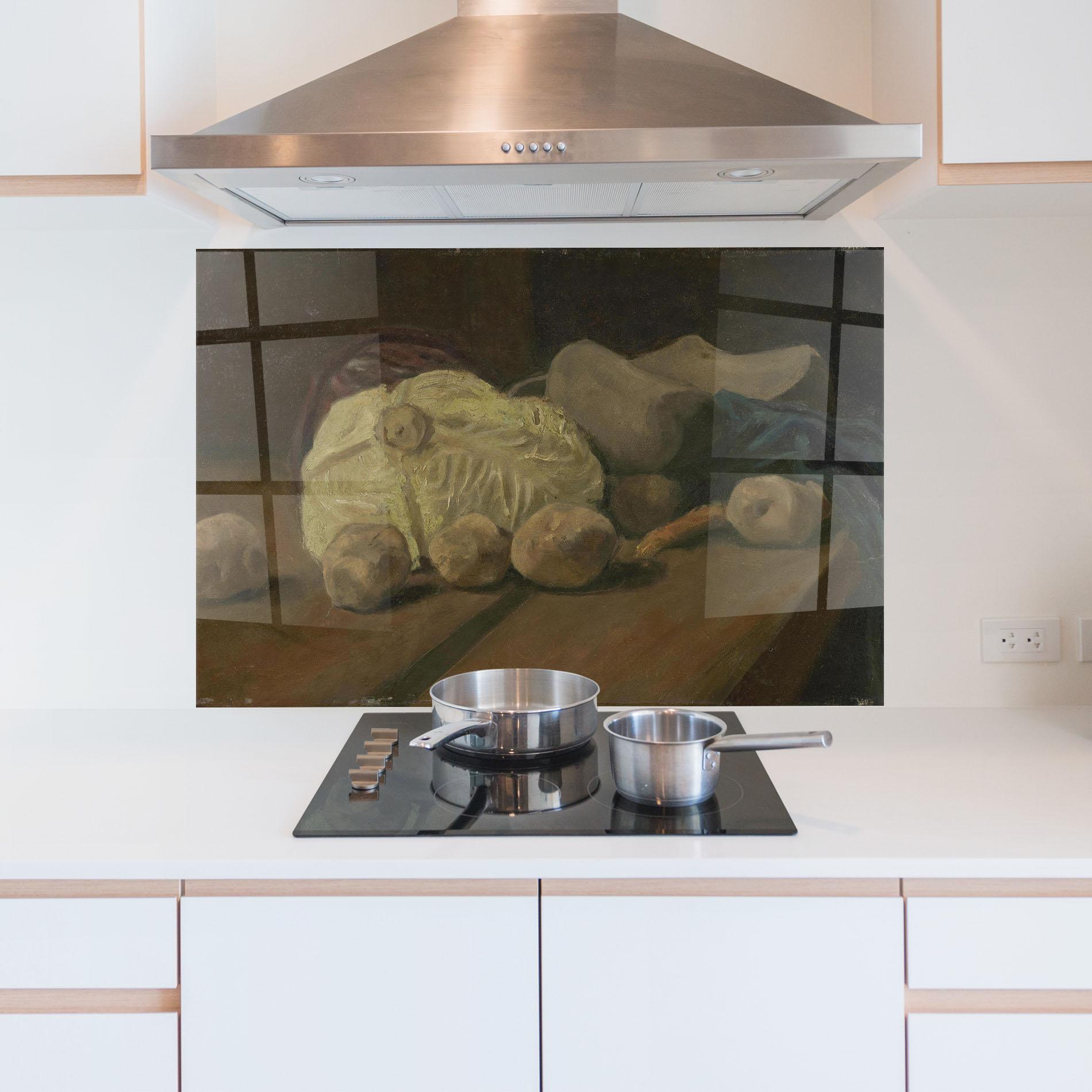 Küchenrückwand Glas Stilleven Met Kool mockup 5