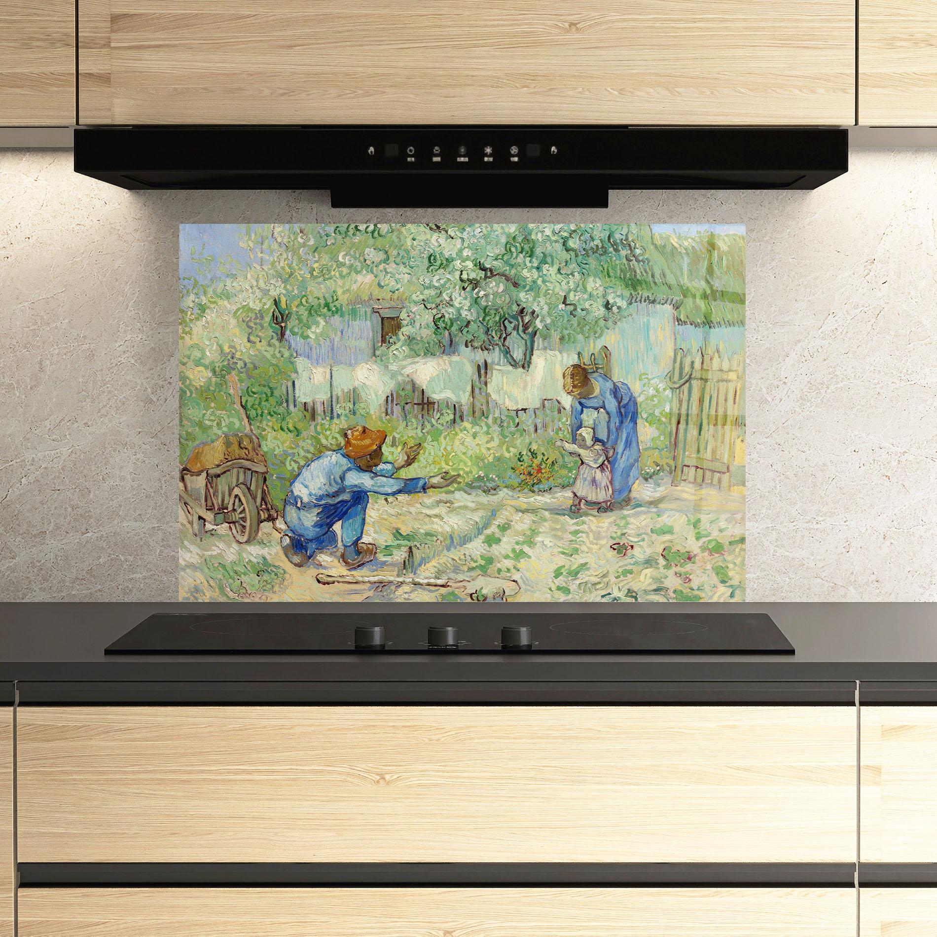 Küchenrückwand Glas First Steps mockup 3