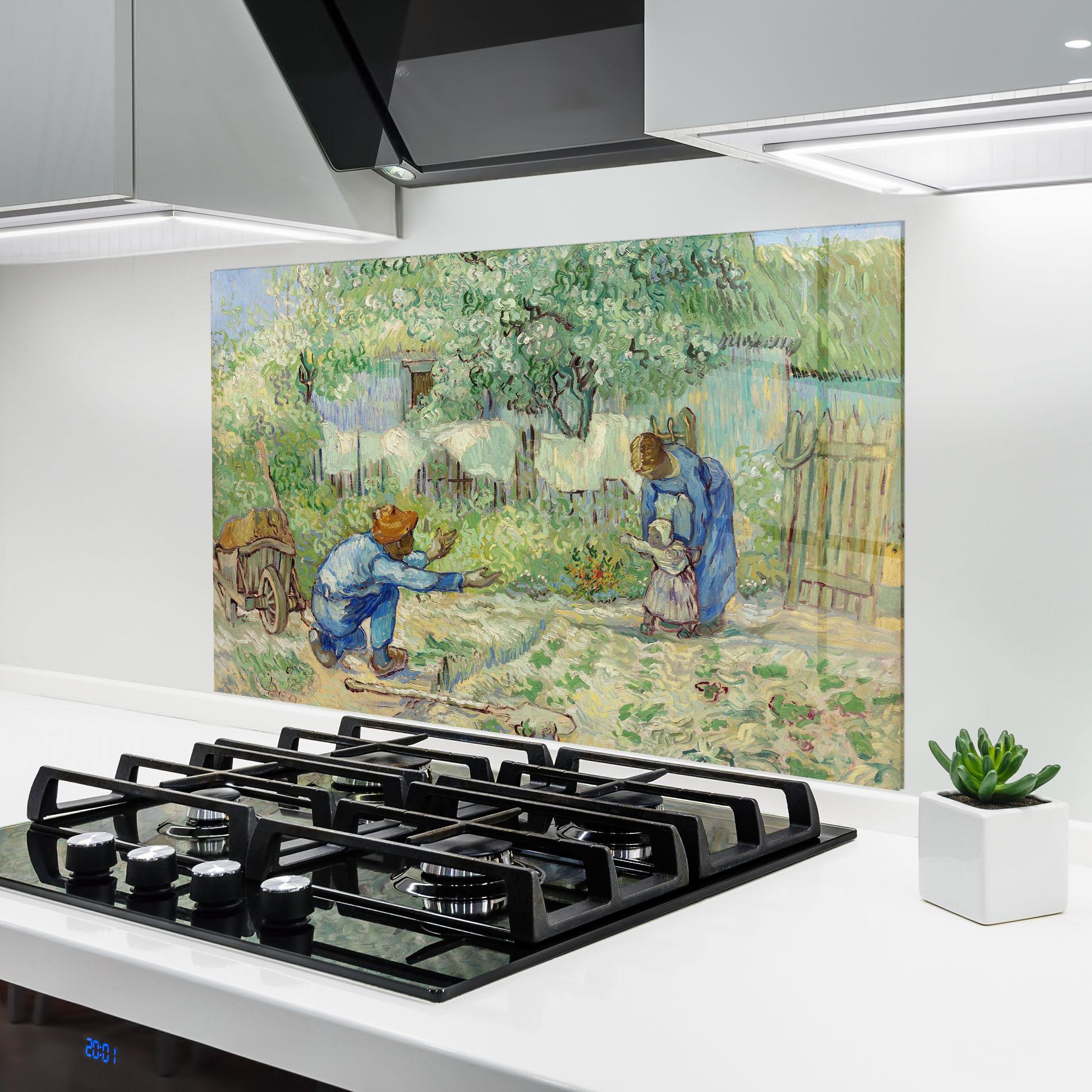 Küchenrückwand Glas First Steps mockup 6