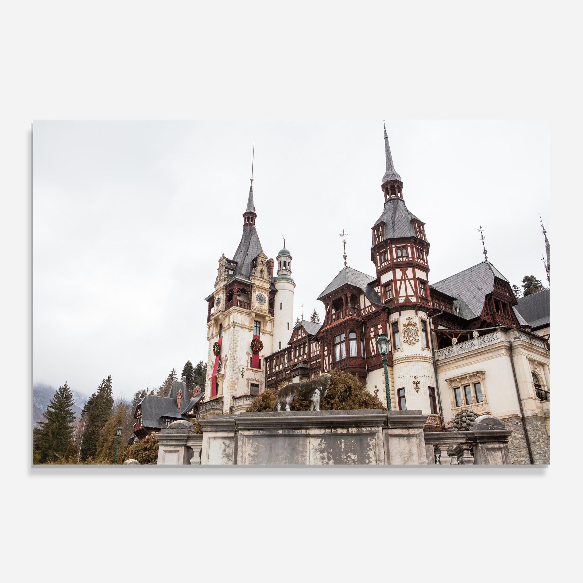 Medieval Castle Sinaia mockup 0