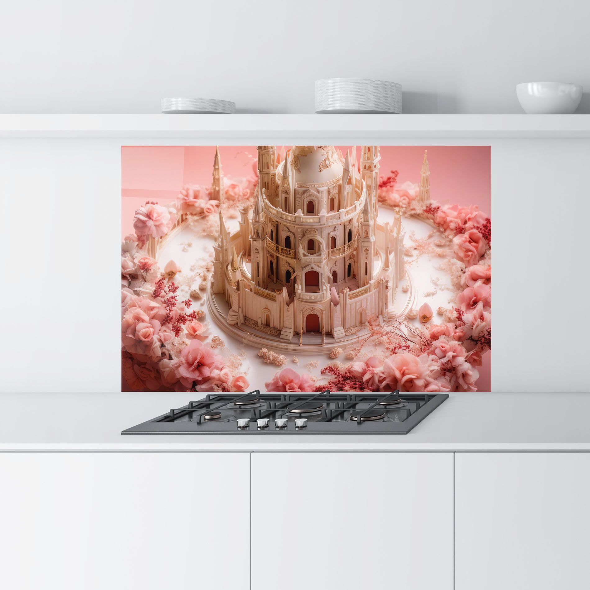 Cream Castle Flower mockup 9