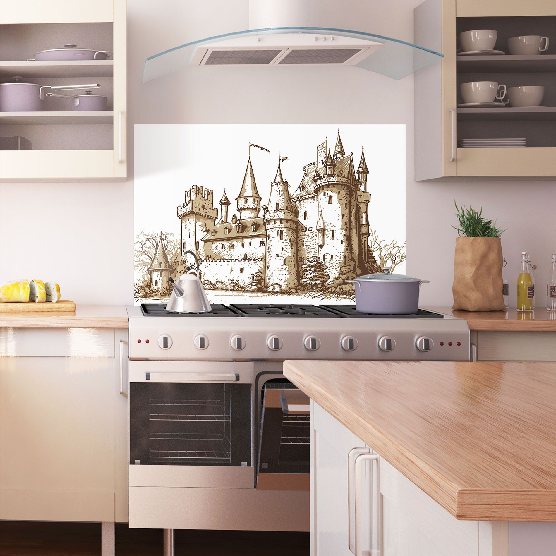 Brown Line Castle mockup 1