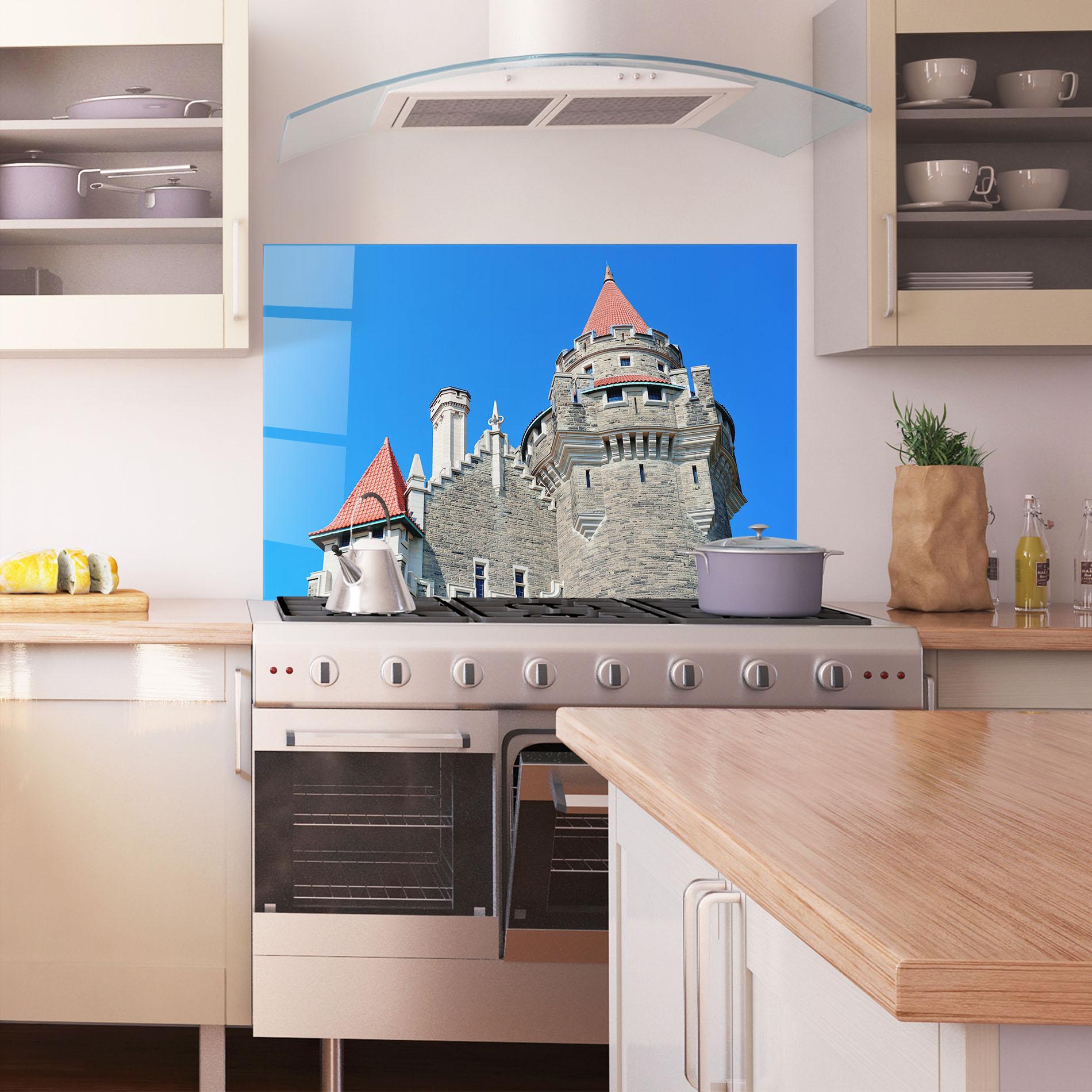 Küchenrückwand Glas Casa Loma mockup 1