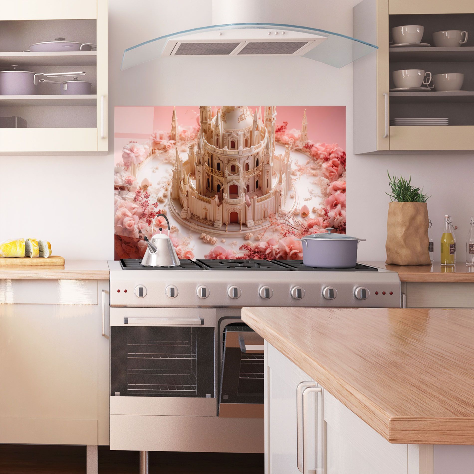 Cream Castle Flower mockup 1