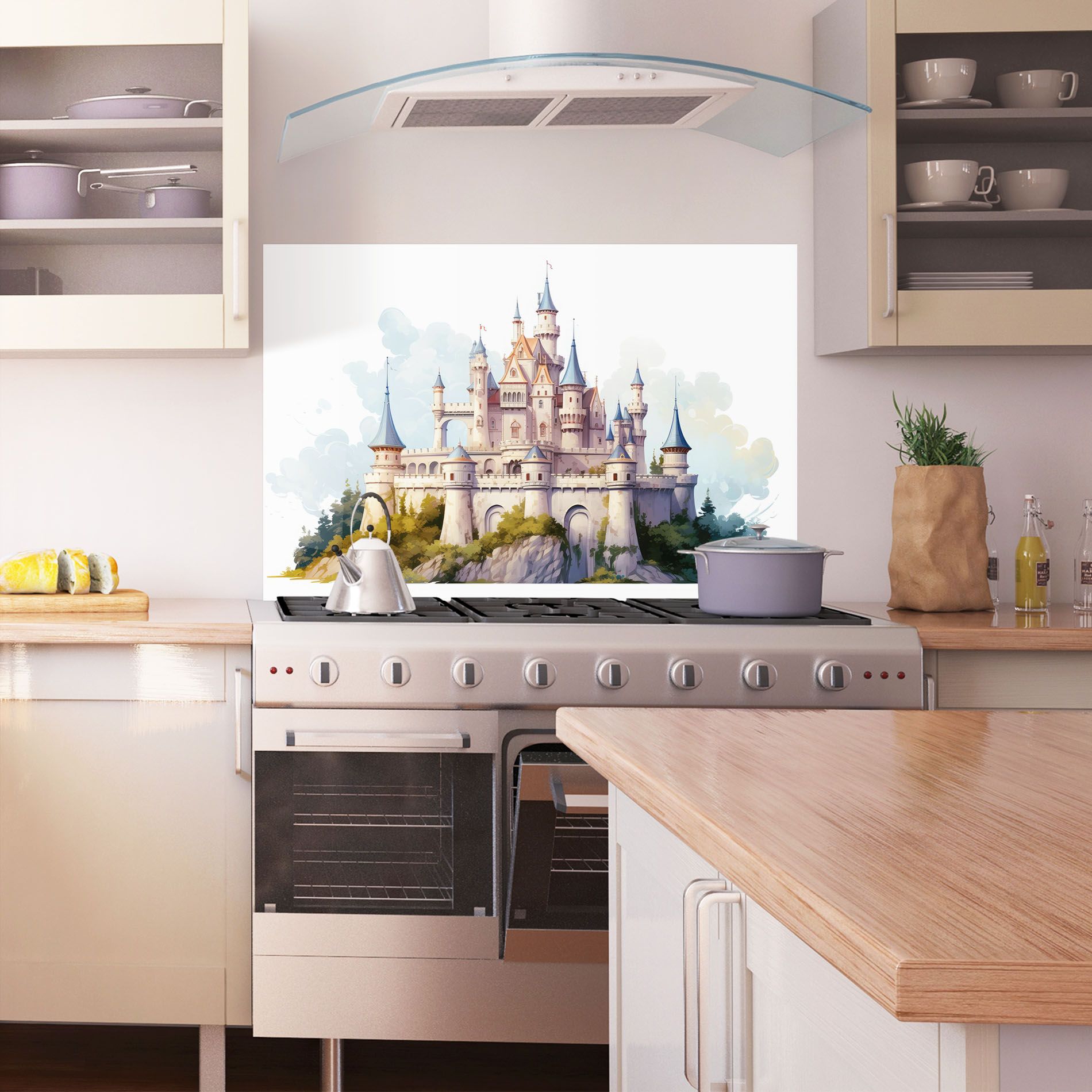 Illustration Castle mockup 1