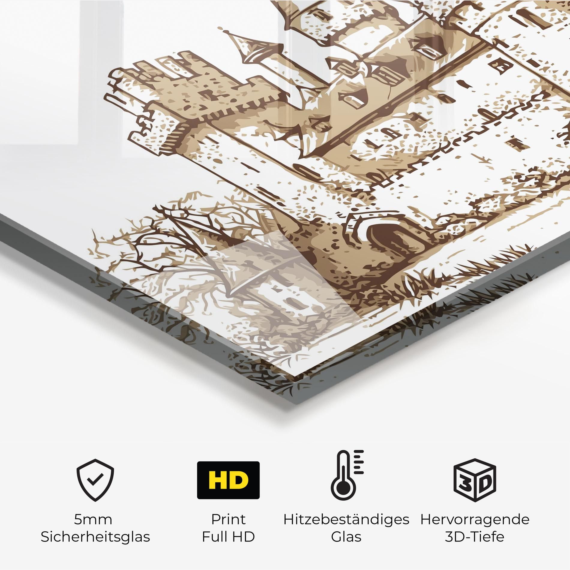 Brown Line Castle mockup 2