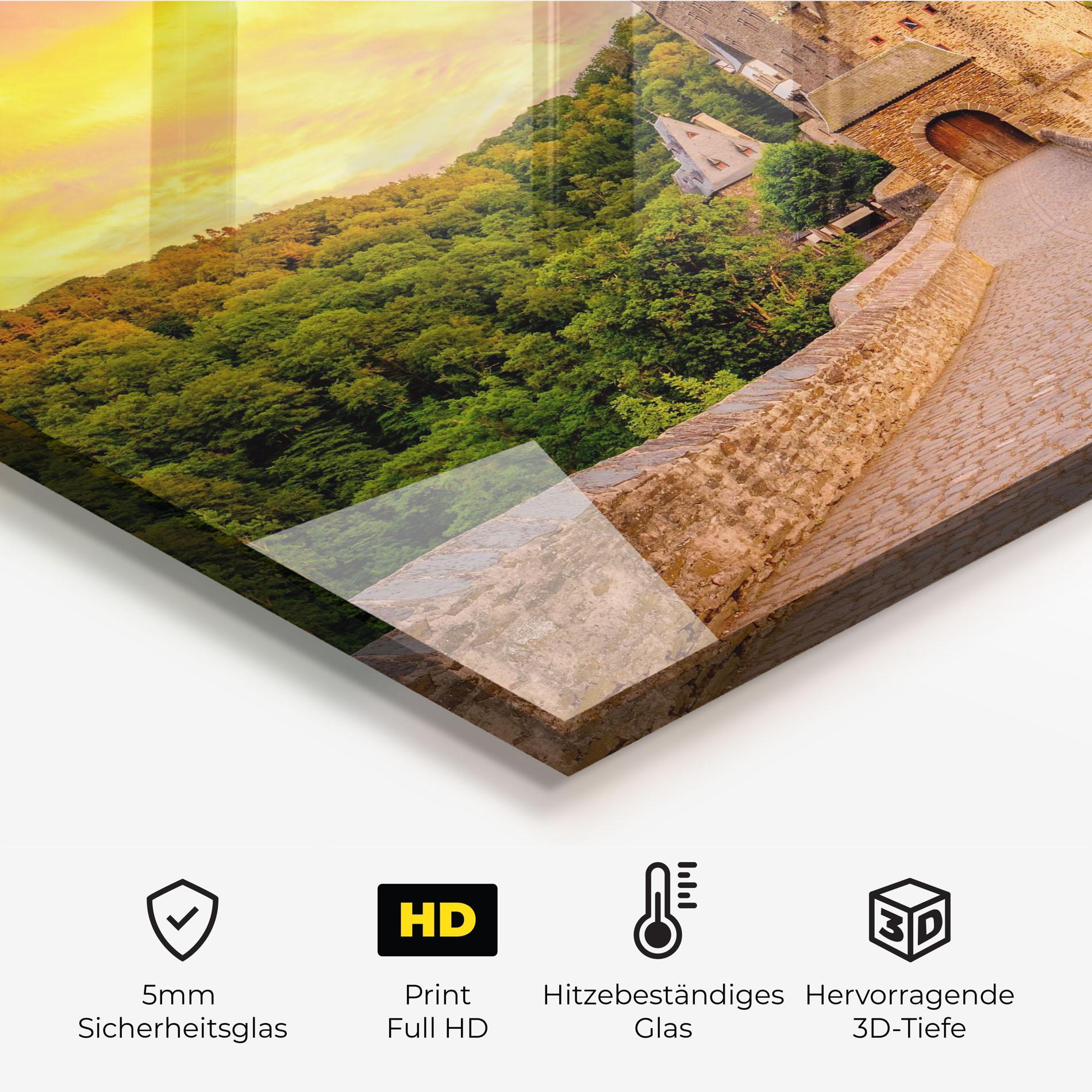 Küchenrückwand Glas Burg Eltz Castle mockup 2