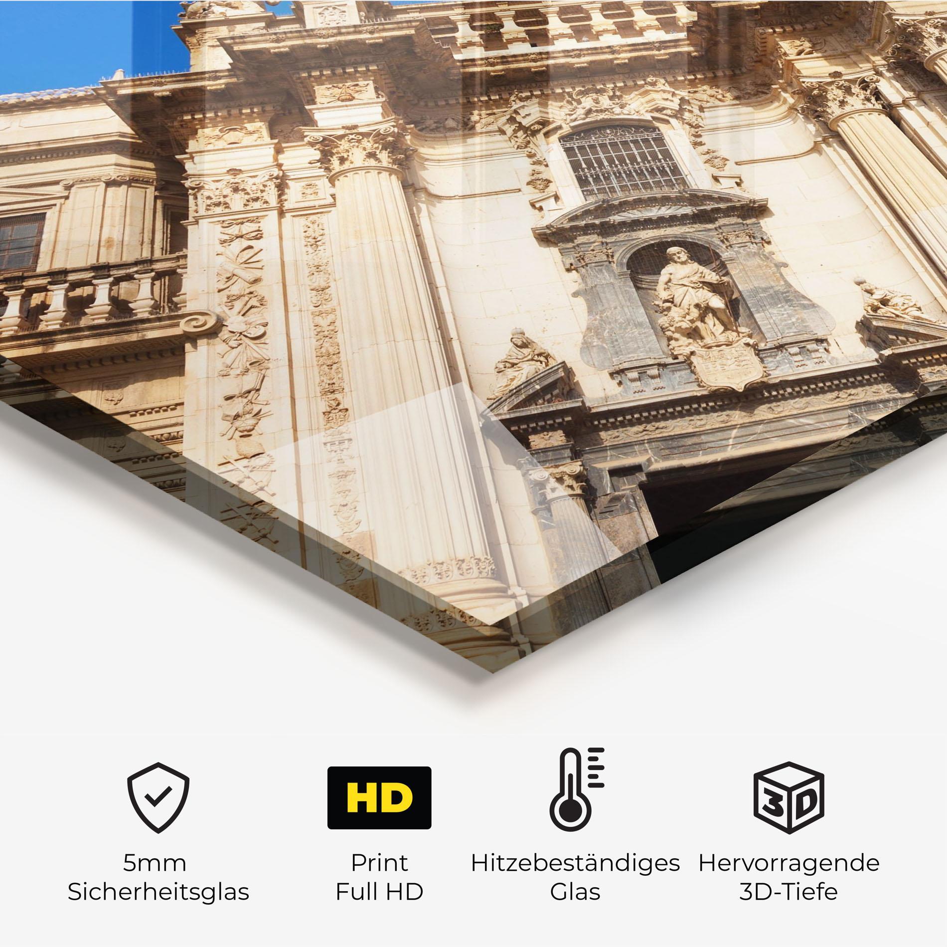 Küchenrückwand Glas Church Saint Mary mockup 2