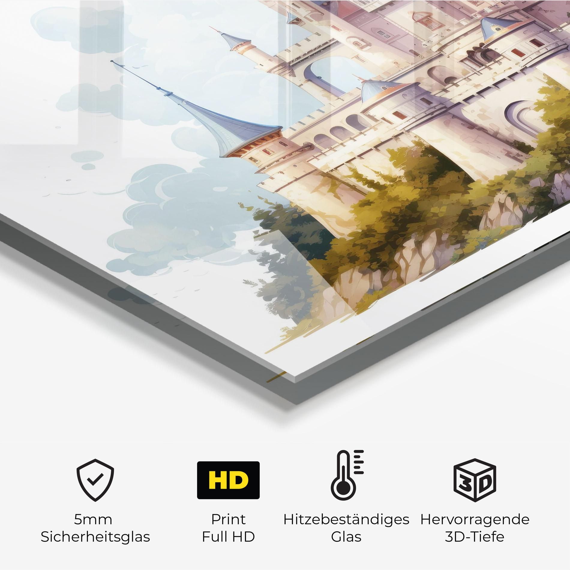 Illustration Castle mockup 2