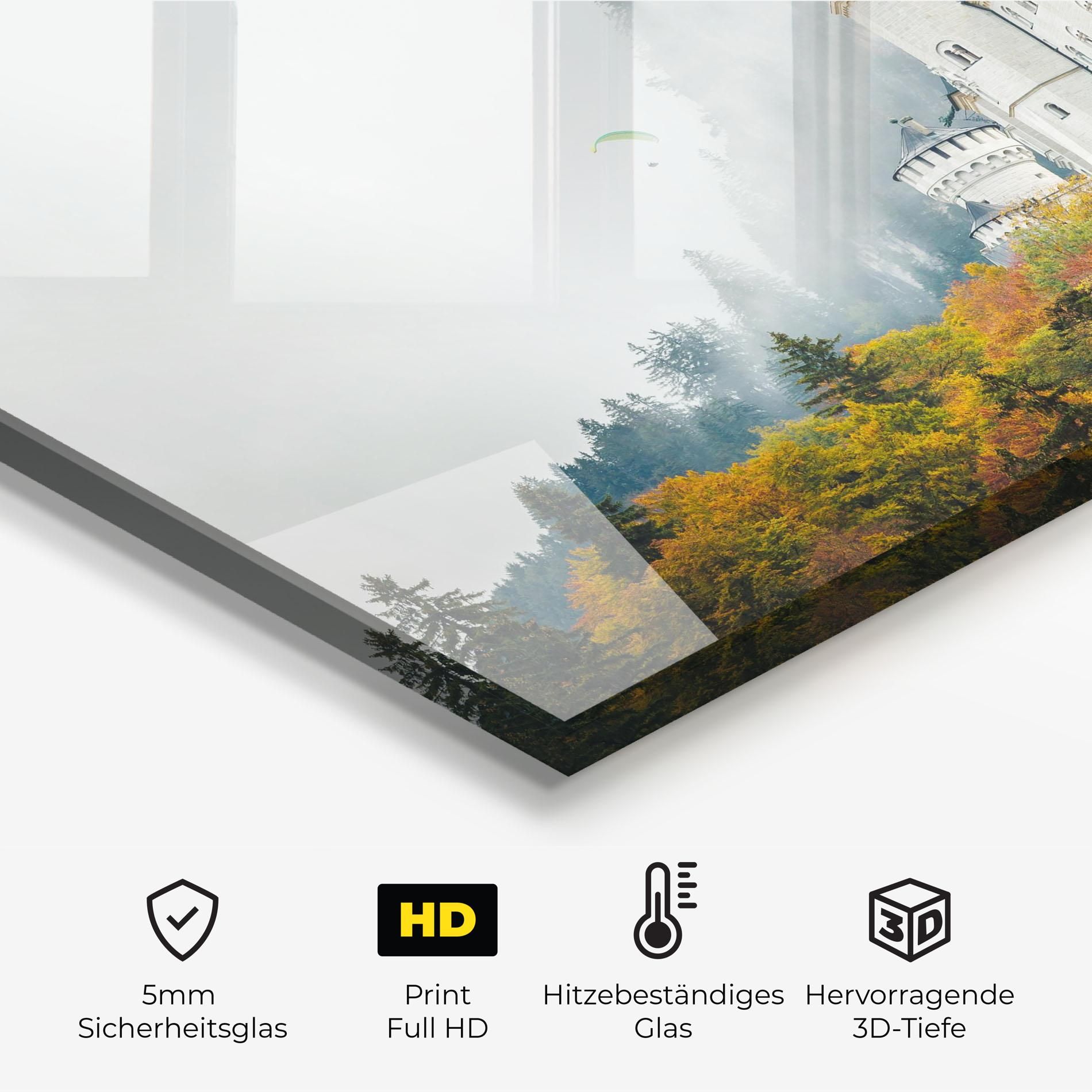 Neuschwanstein Castle Foggy mockup 2