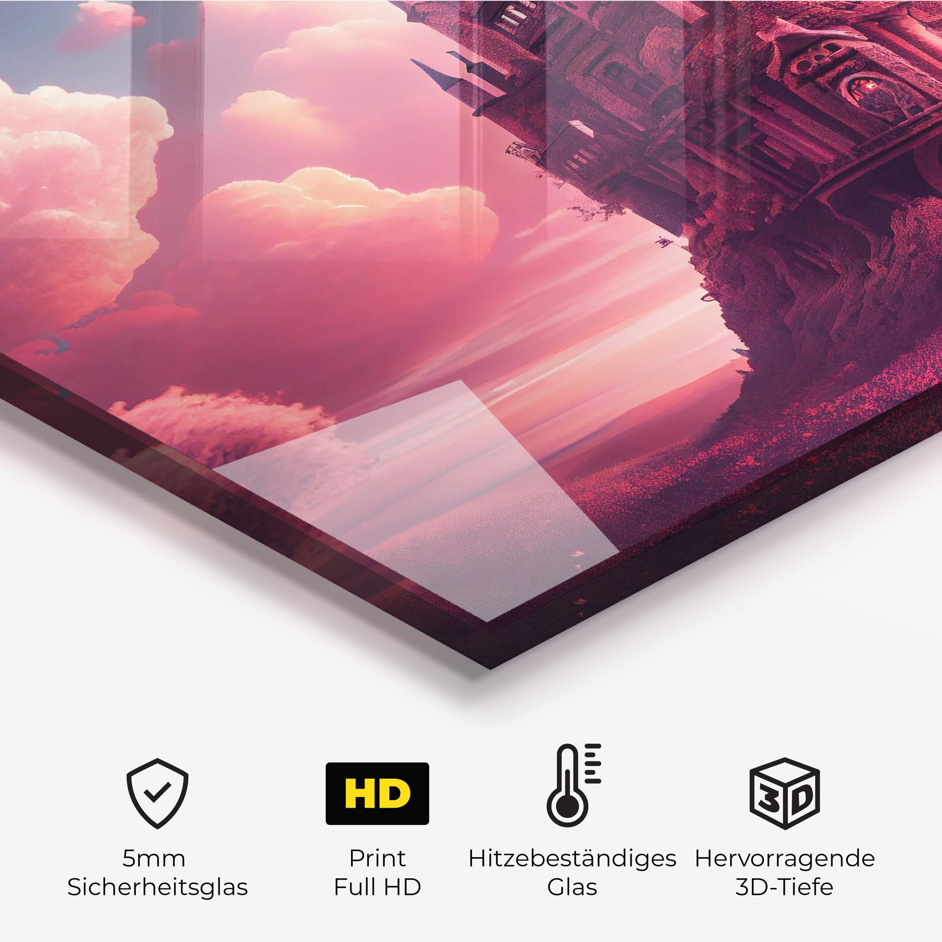 Pink Cute Castle mockup 2