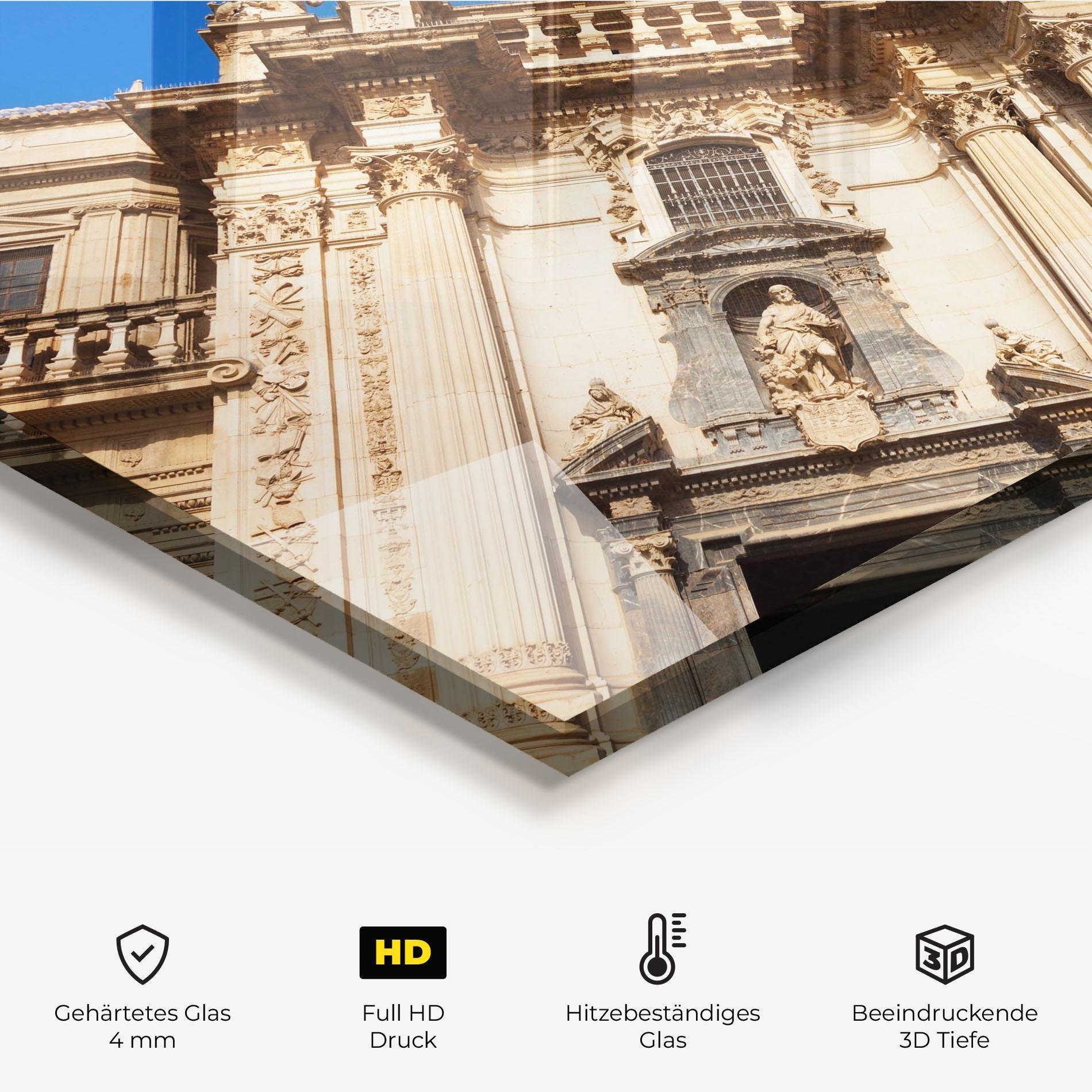 Küchenrückwand Glas Church Saint Mary mockup 2