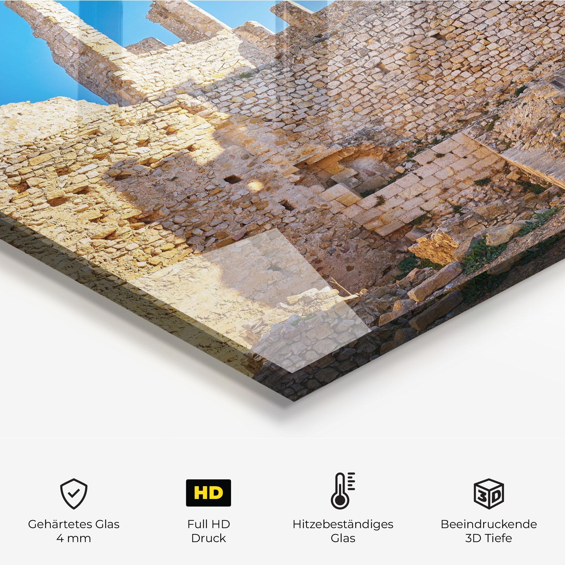 Küchenrückwand Glas Xivert Castle Alcala mockup 2