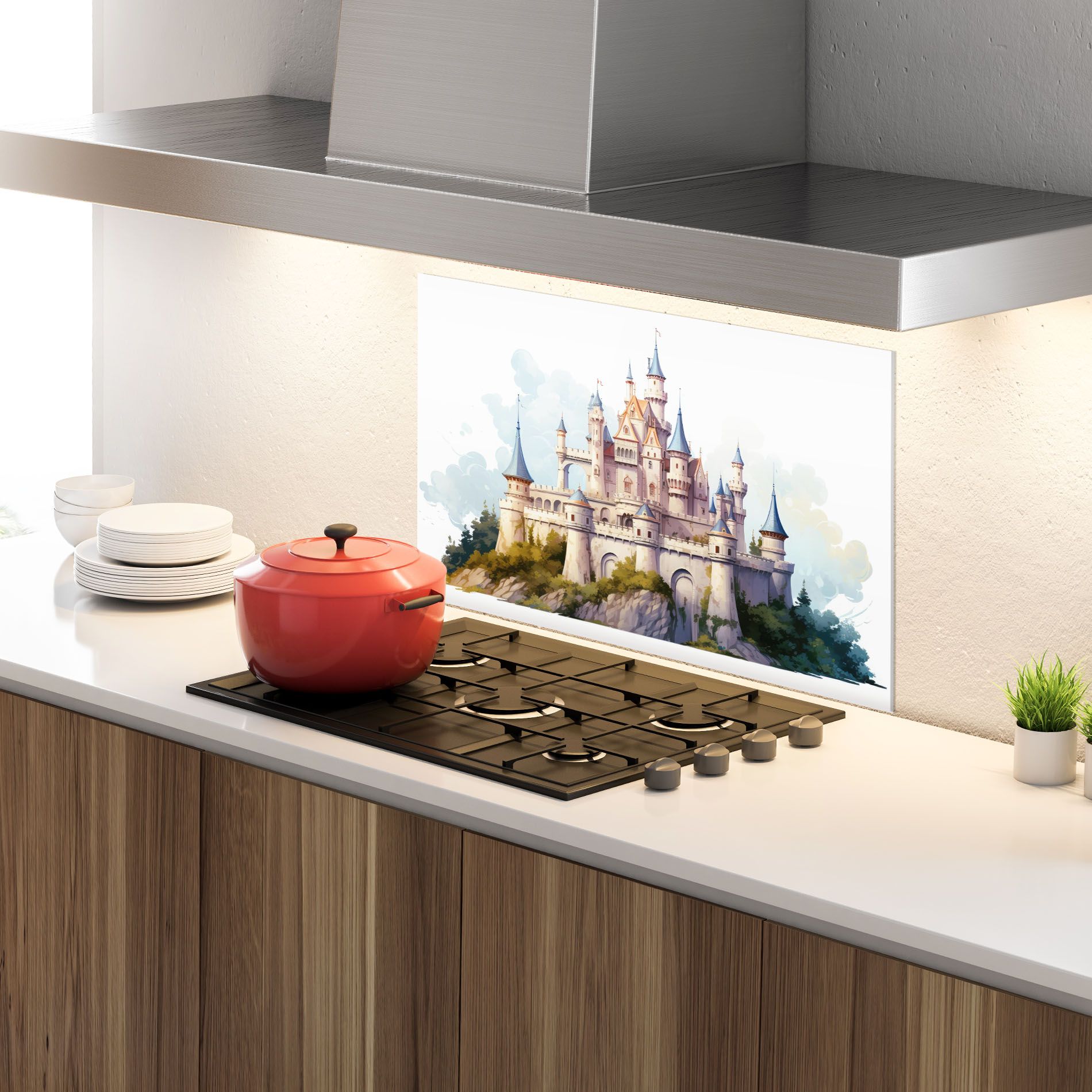 Illustration Castle mockup 4