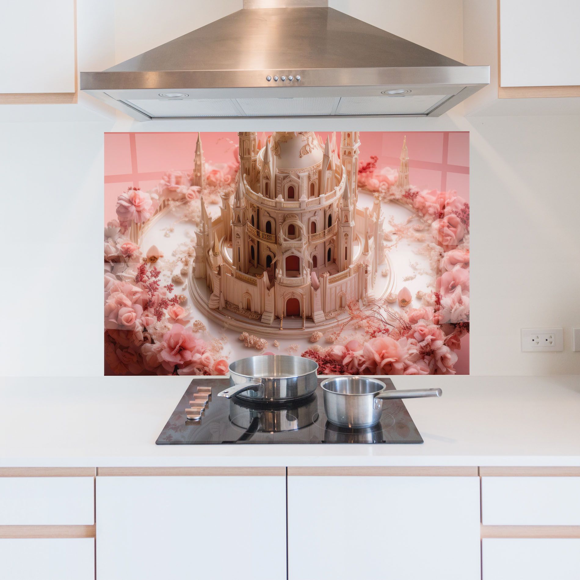 Cream Castle Flower mockup 5