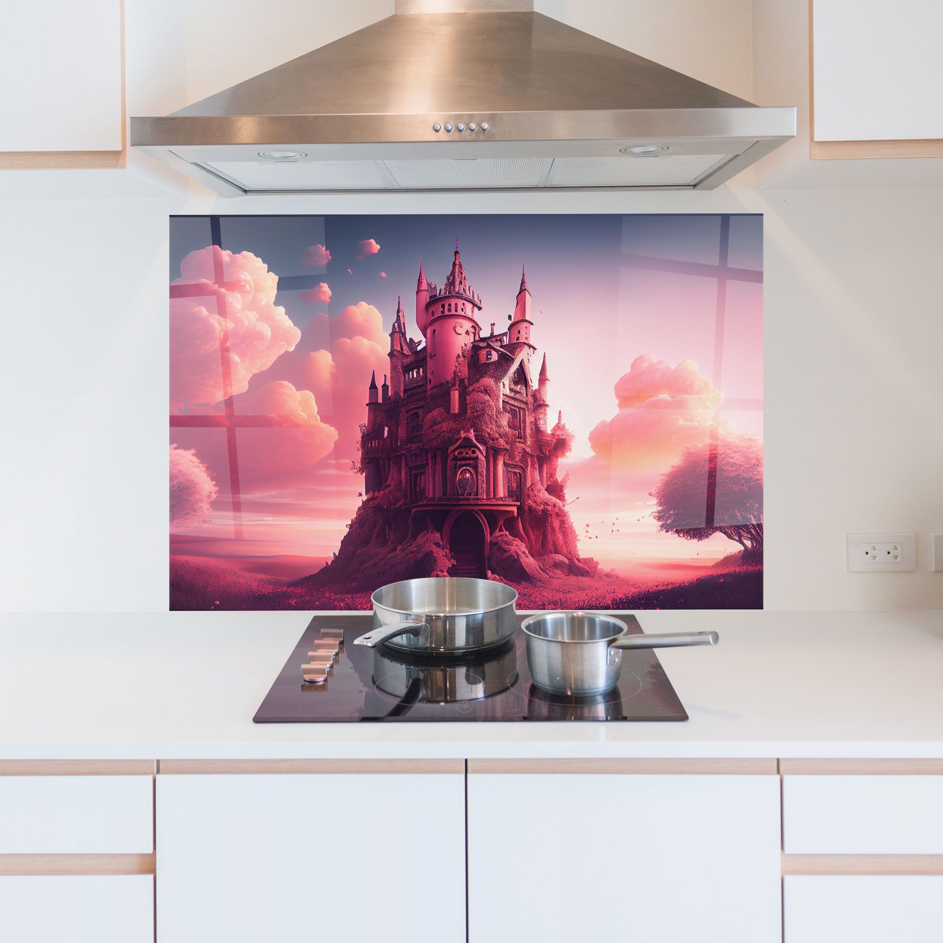 Pink Cute Castle mockup 5