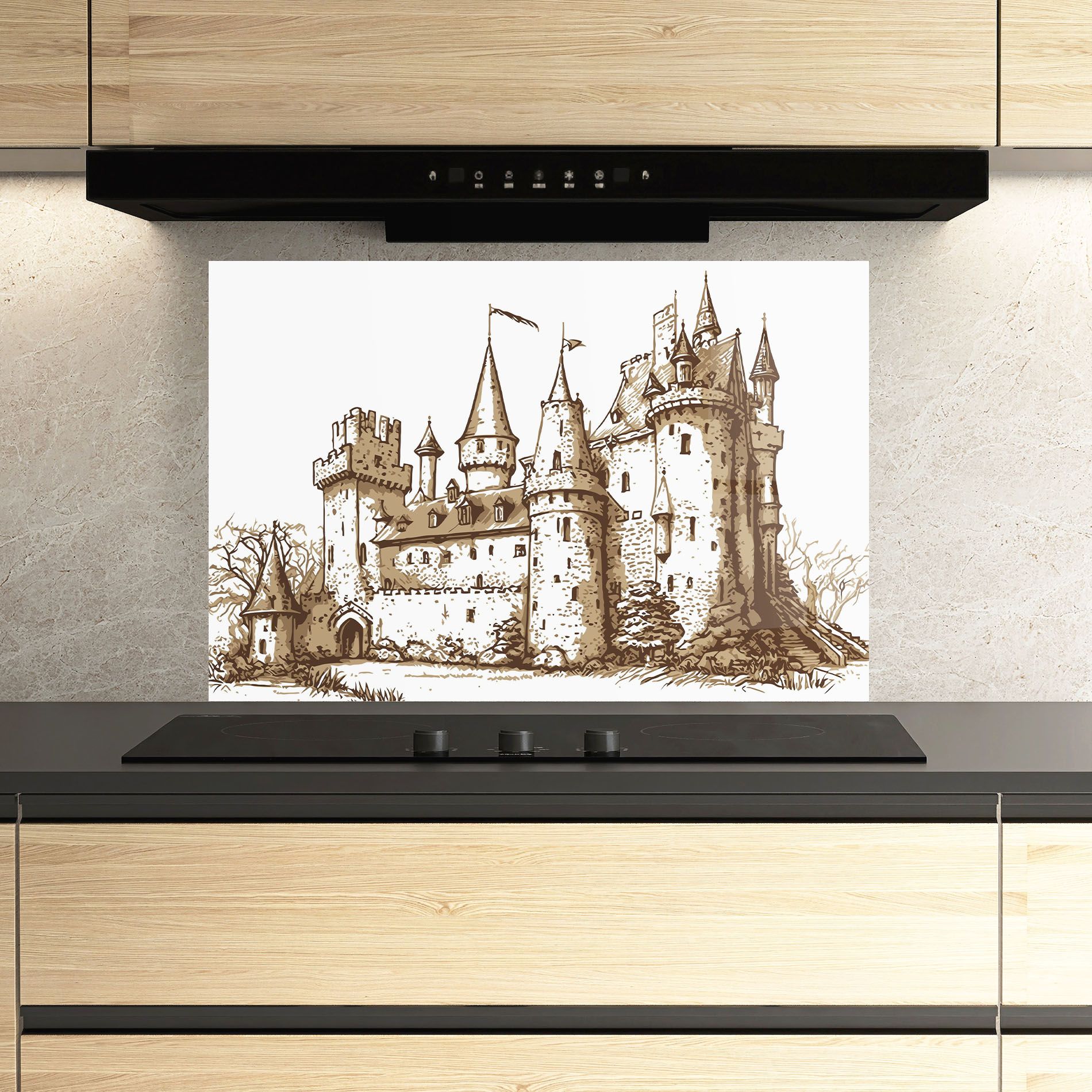 Brown Line Castle mockup 3