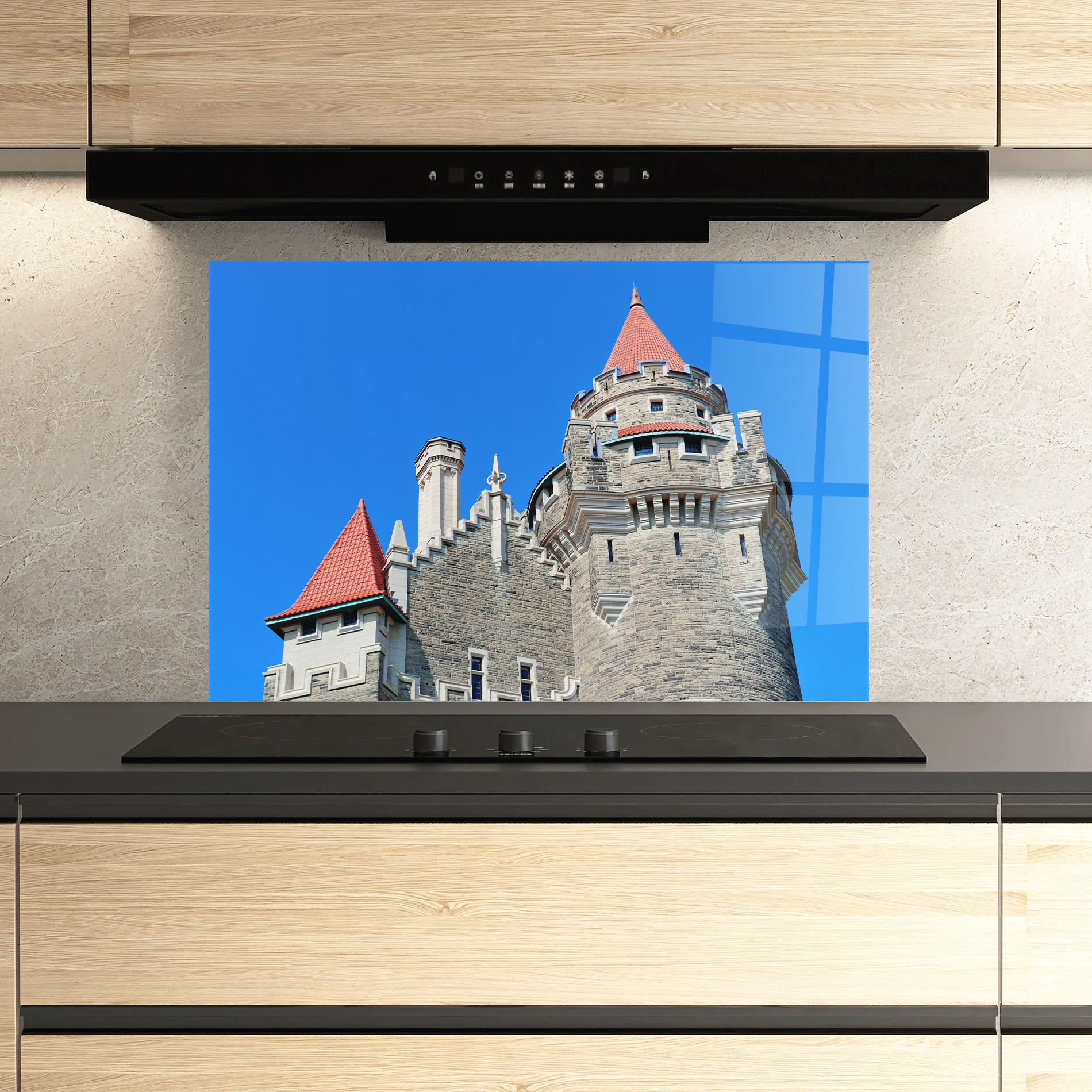 Küchenrückwand Glas Casa Loma mockup 3