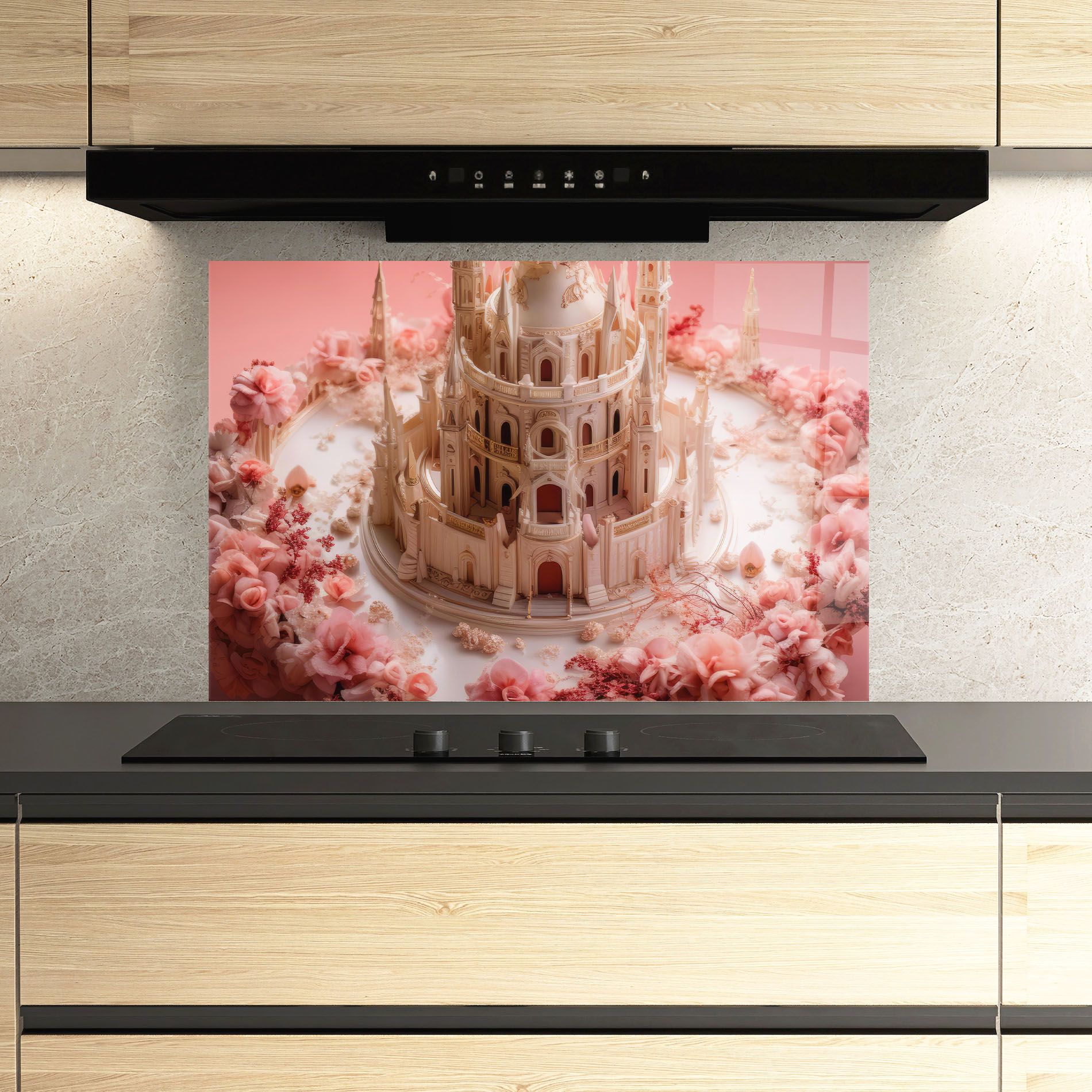 Cream Castle Flower mockup 3