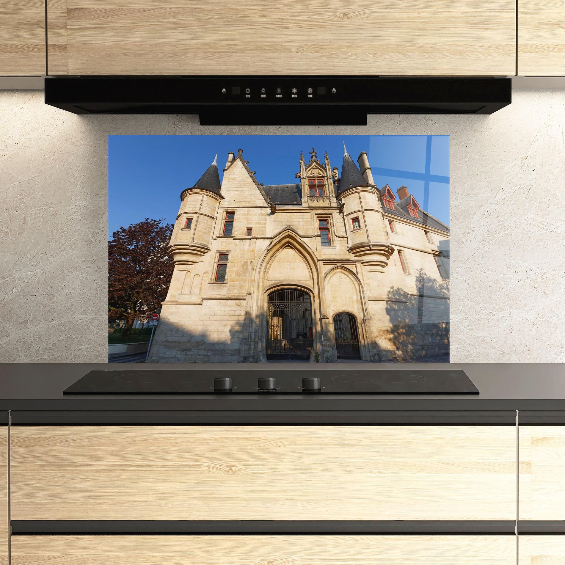 Küchenrückwand Glas Fortress France mockup 3