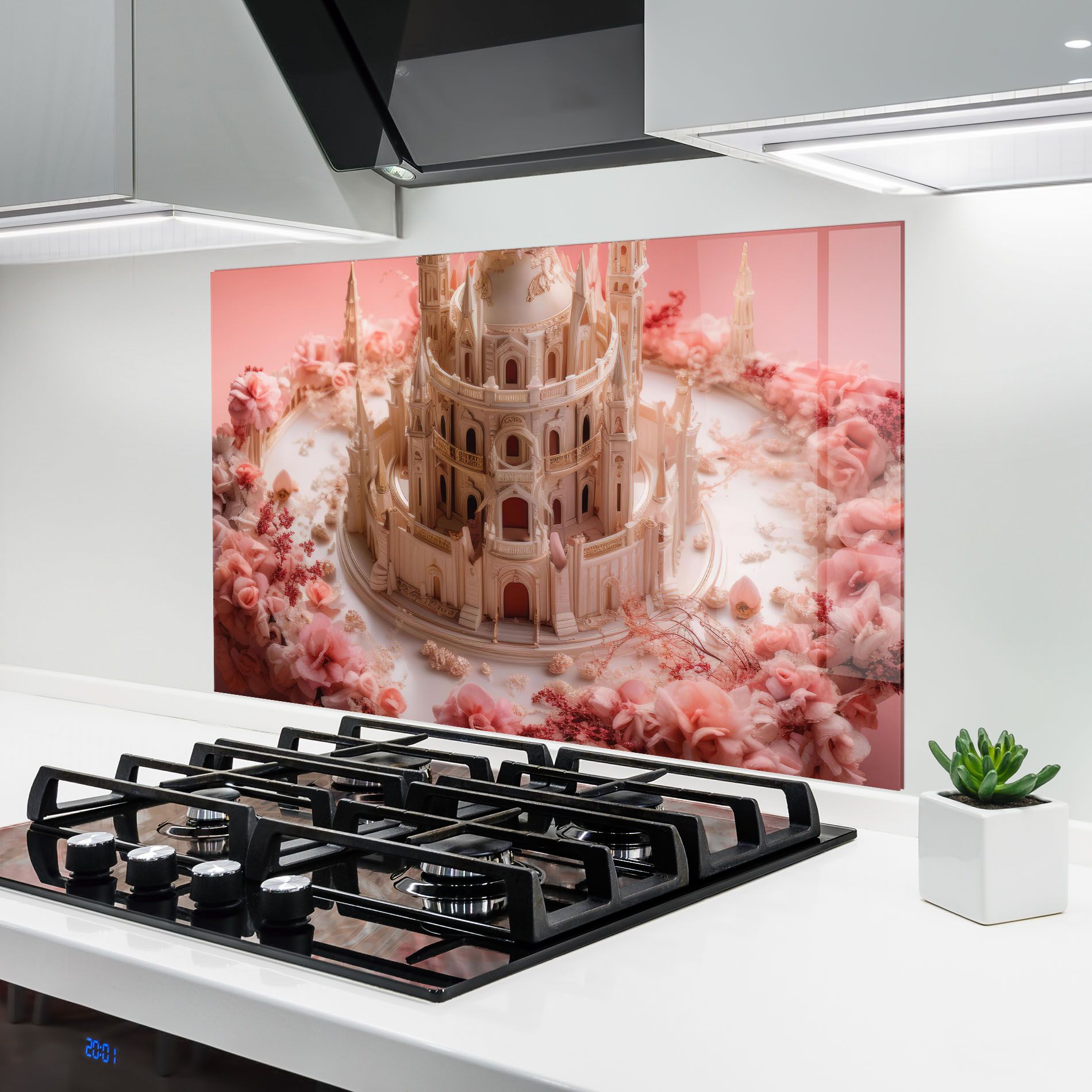 Cream Castle Flower mockup 6