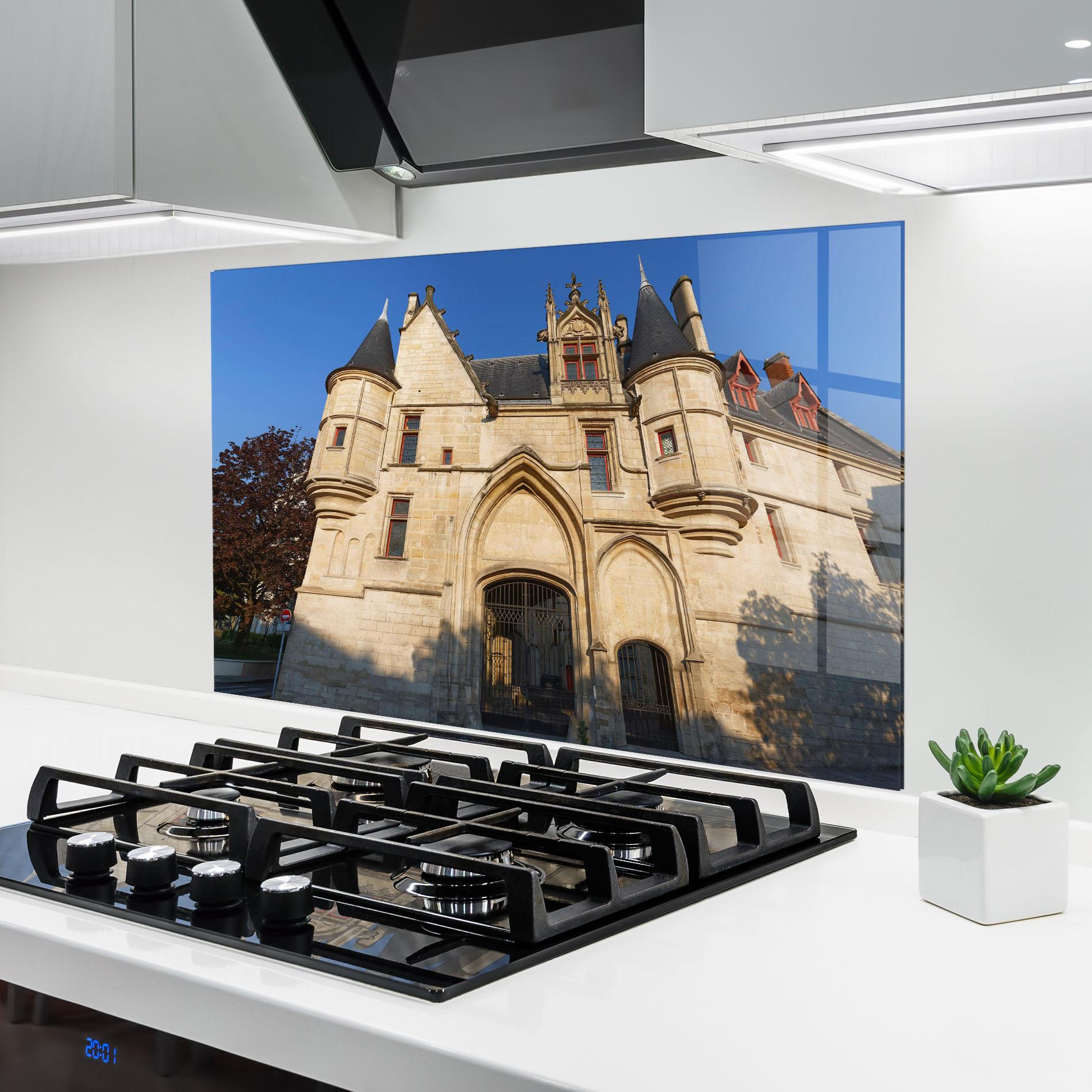 Küchenrückwand Glas Fortress France mockup 6