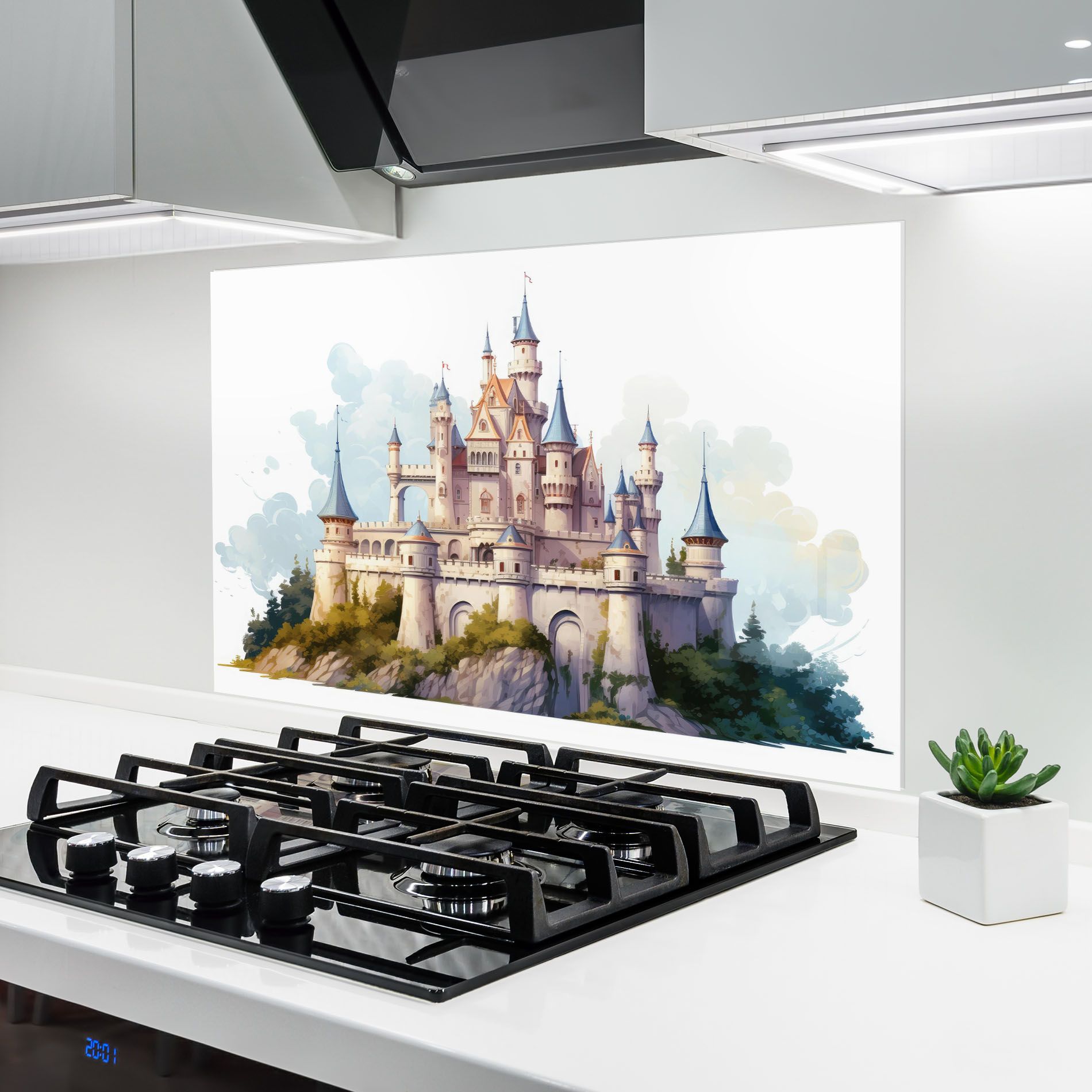 Illustration Castle mockup 6