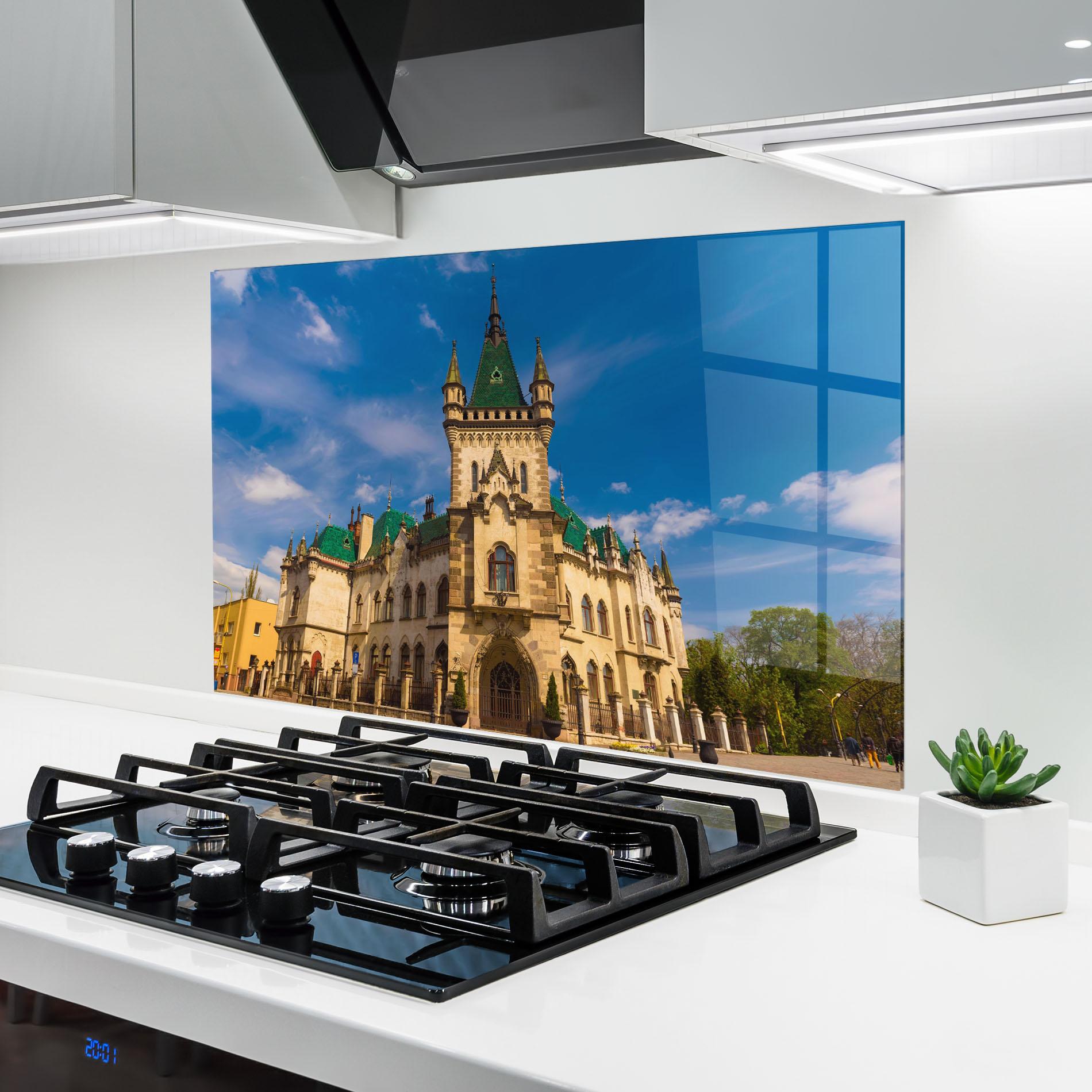 Küchenrückwand Glas Jakabov Palace Slovakia mockup 6