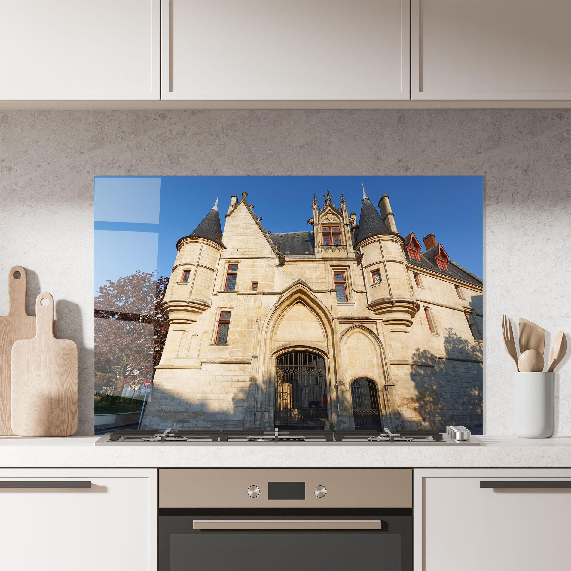 Küchenrückwand Glas Fortress France mockup 7