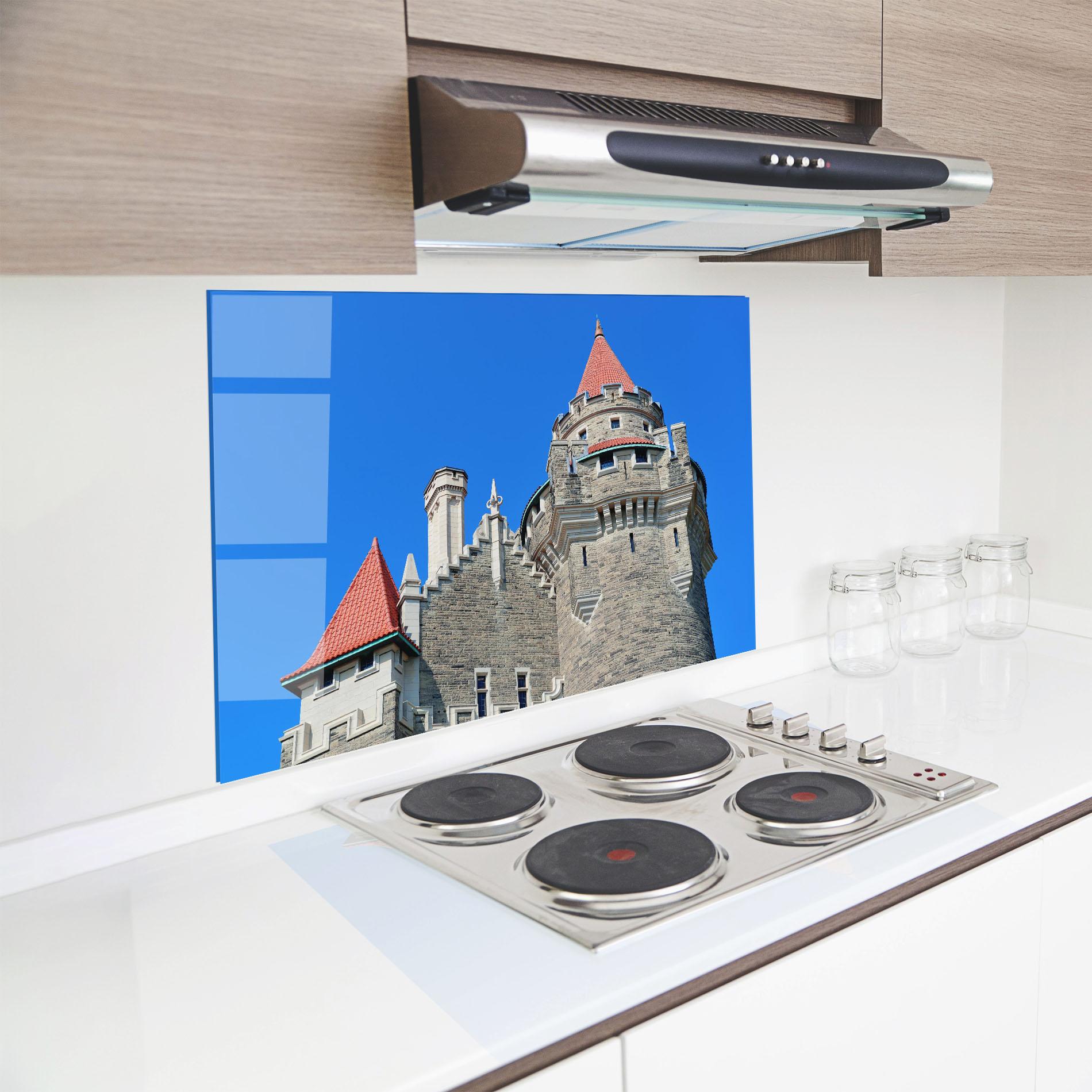 Küchenrückwand Glas Casa Loma mockup 8