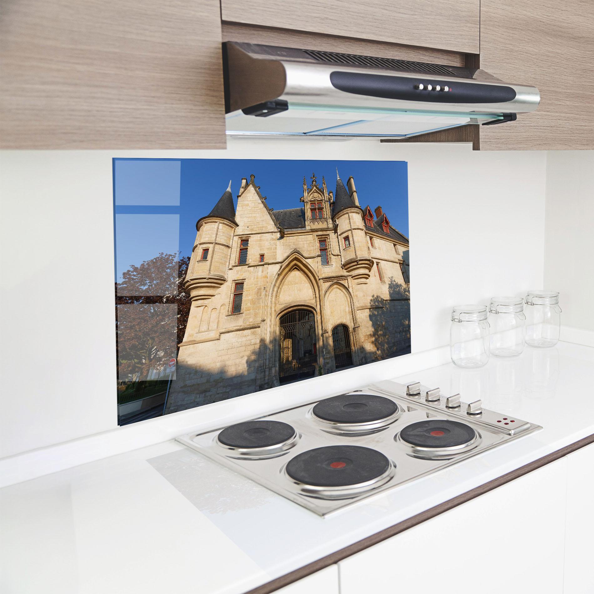 Küchenrückwand Glas Fortress France mockup 8