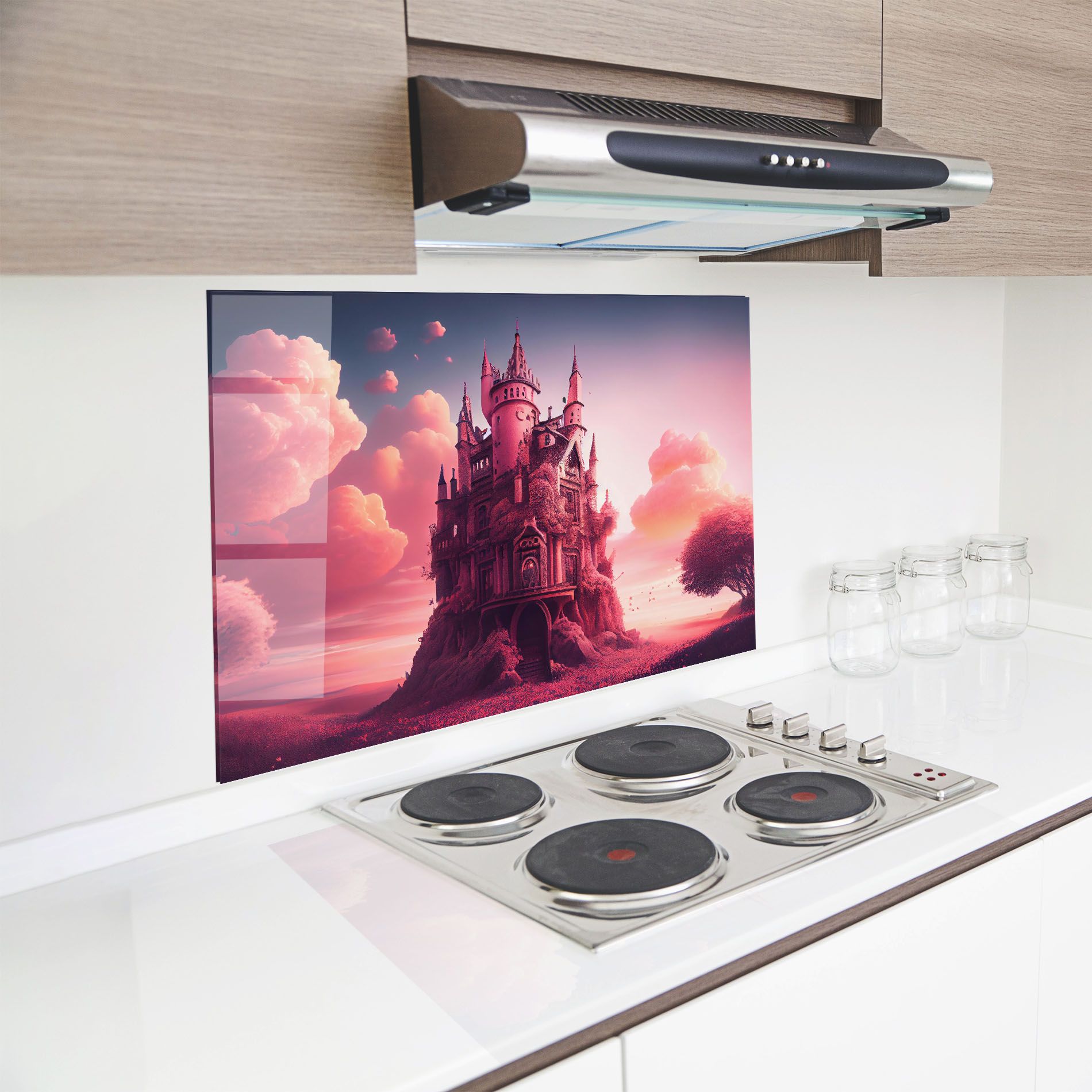 Pink Cute Castle mockup 8