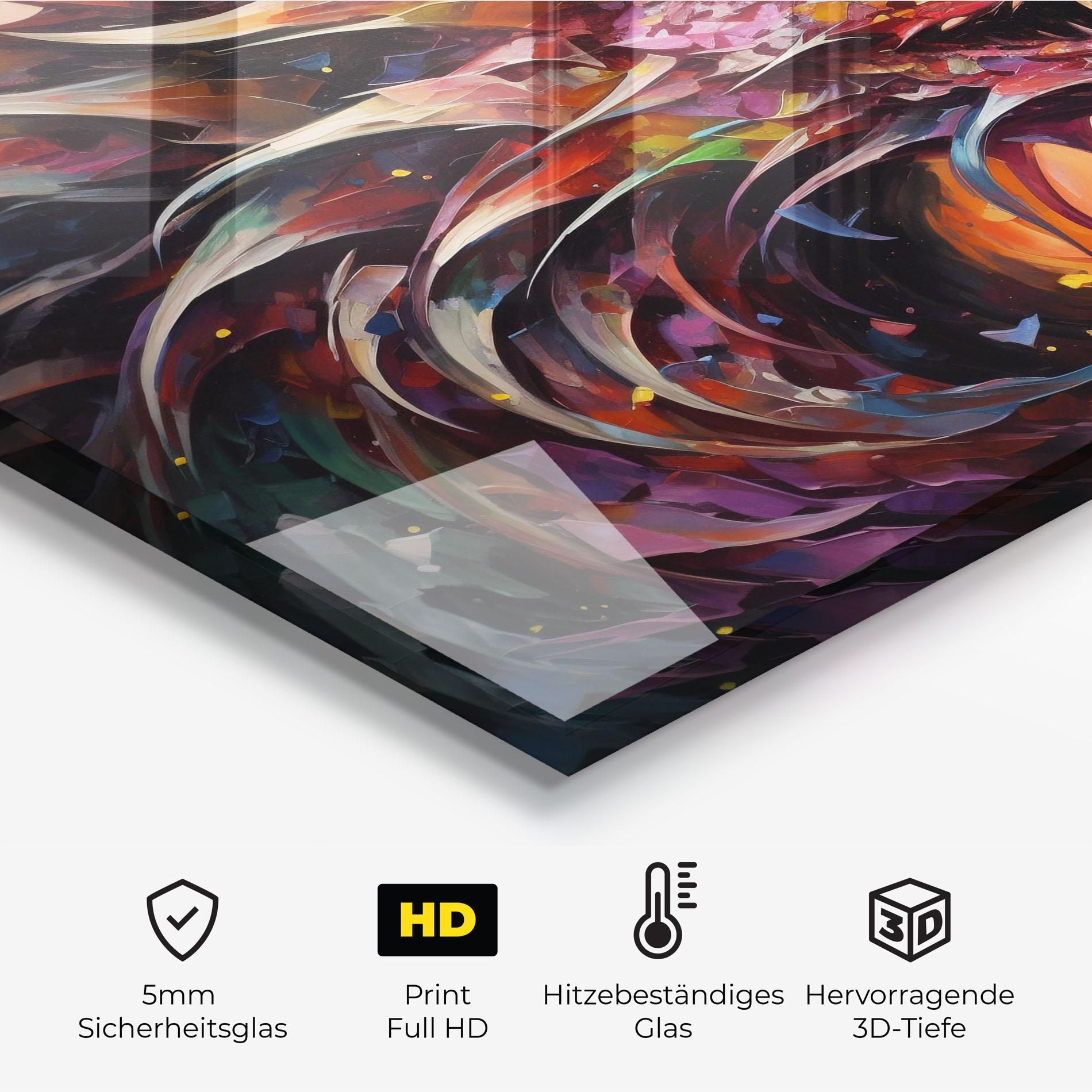 Colorful Dragon Painting mockup 2