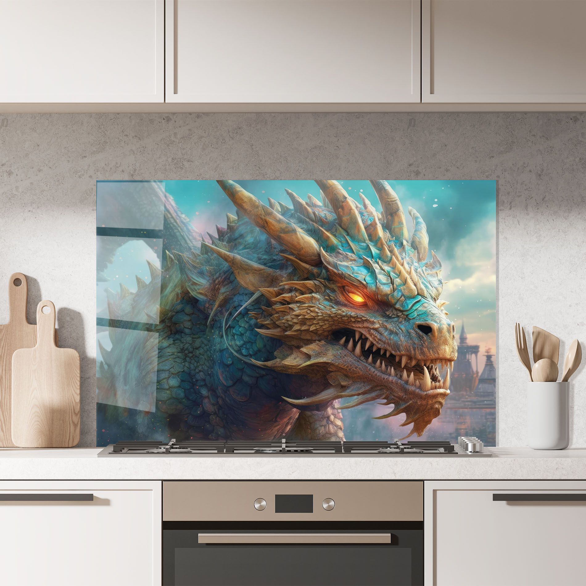 Pretty Blue Dragon mockup 7