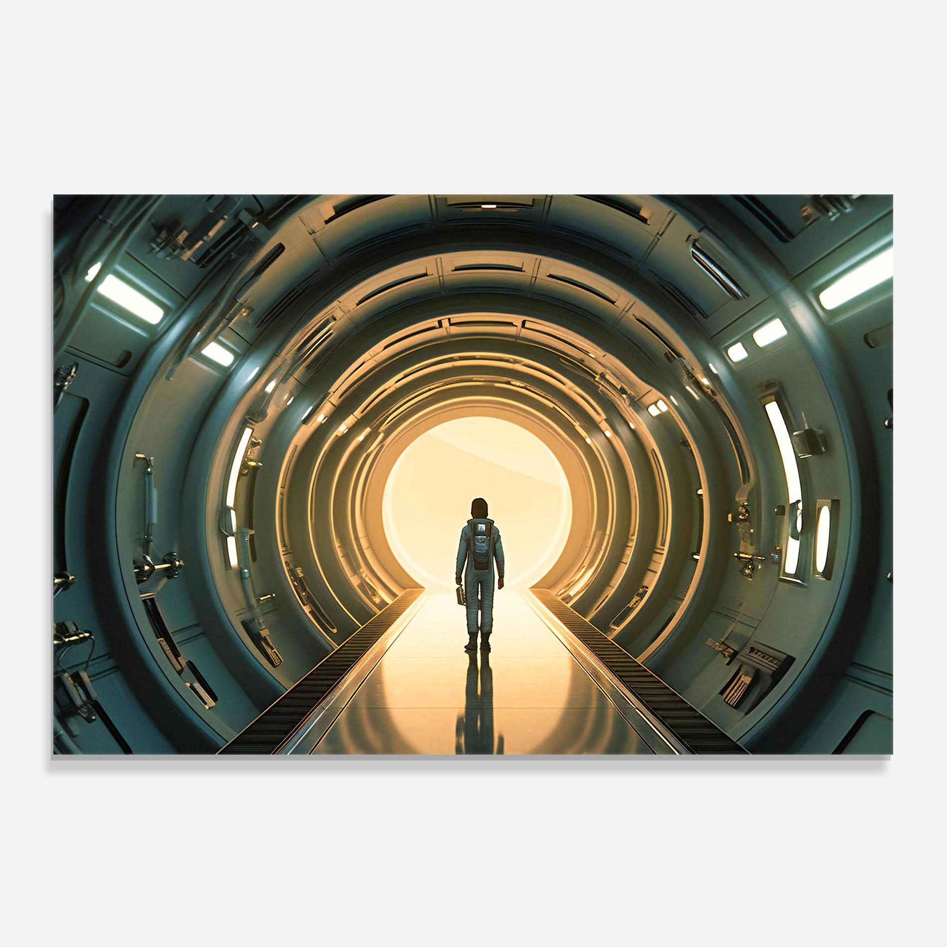 Küchenrückwand Glas Infinity Intrigue mockup 0