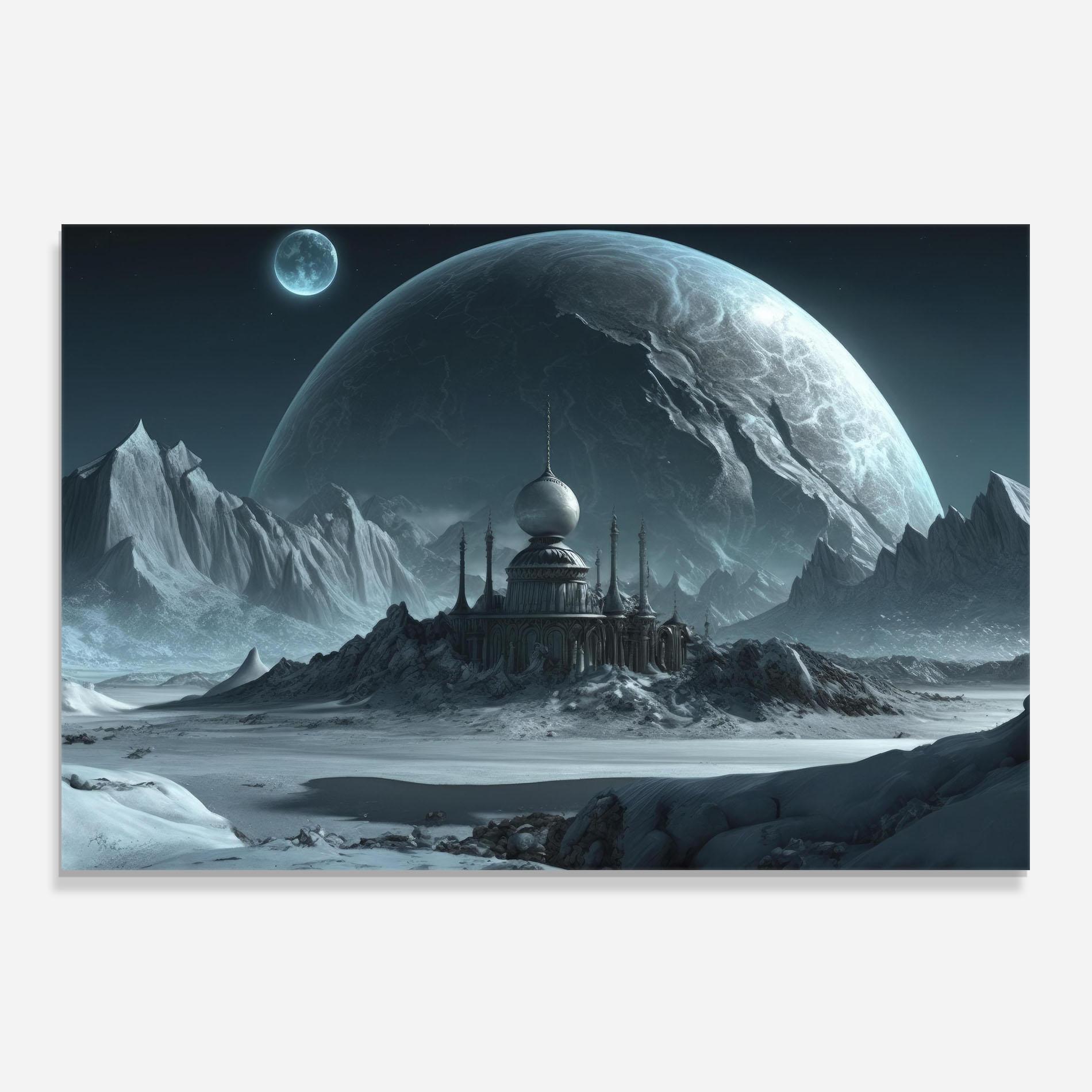 Küchenrückwand Glas Muslim Design mockup 0