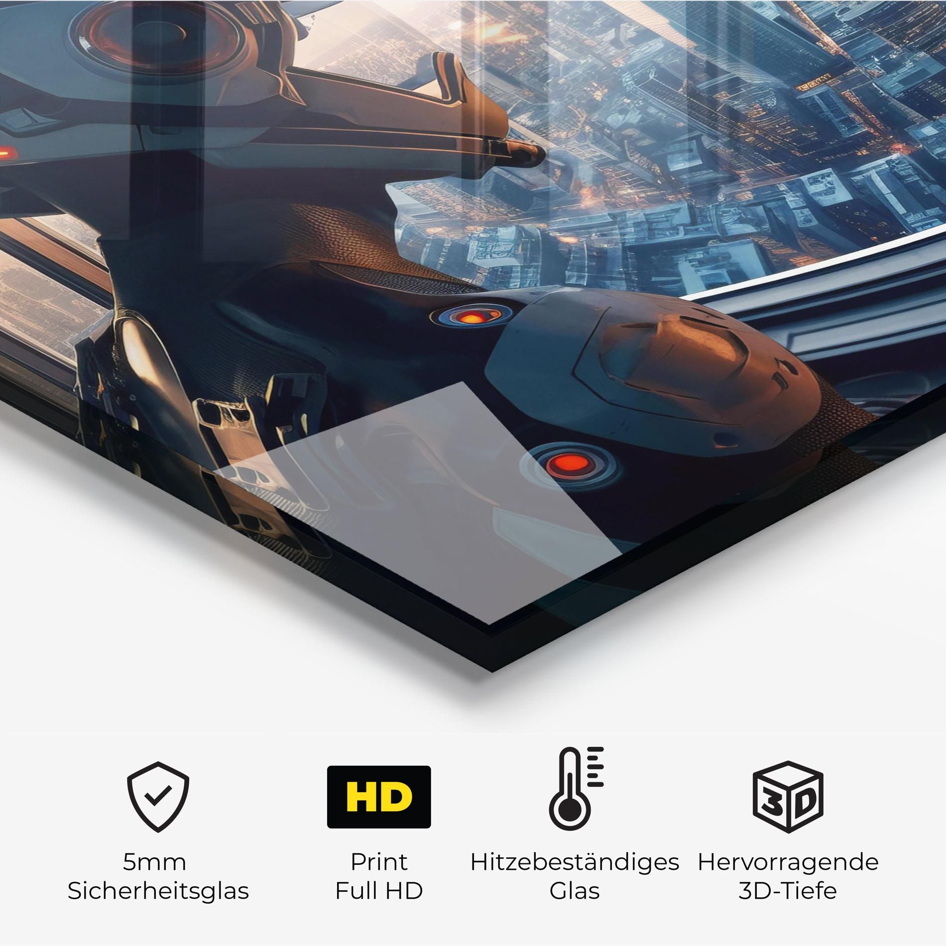 Futuristic Robot mockup 2